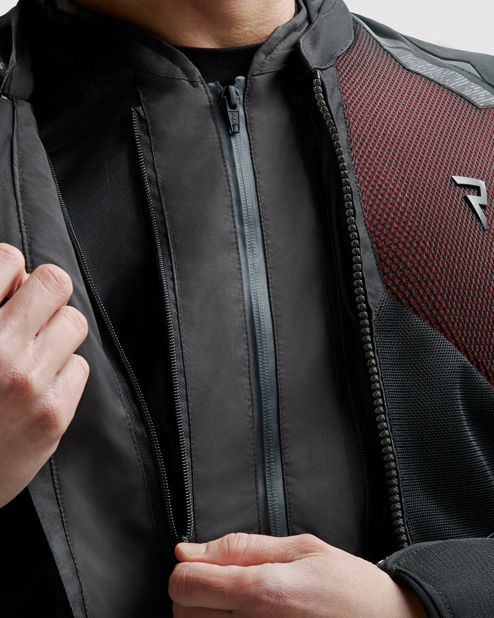 Jax Motorcycle Jacket Red - Image 5
