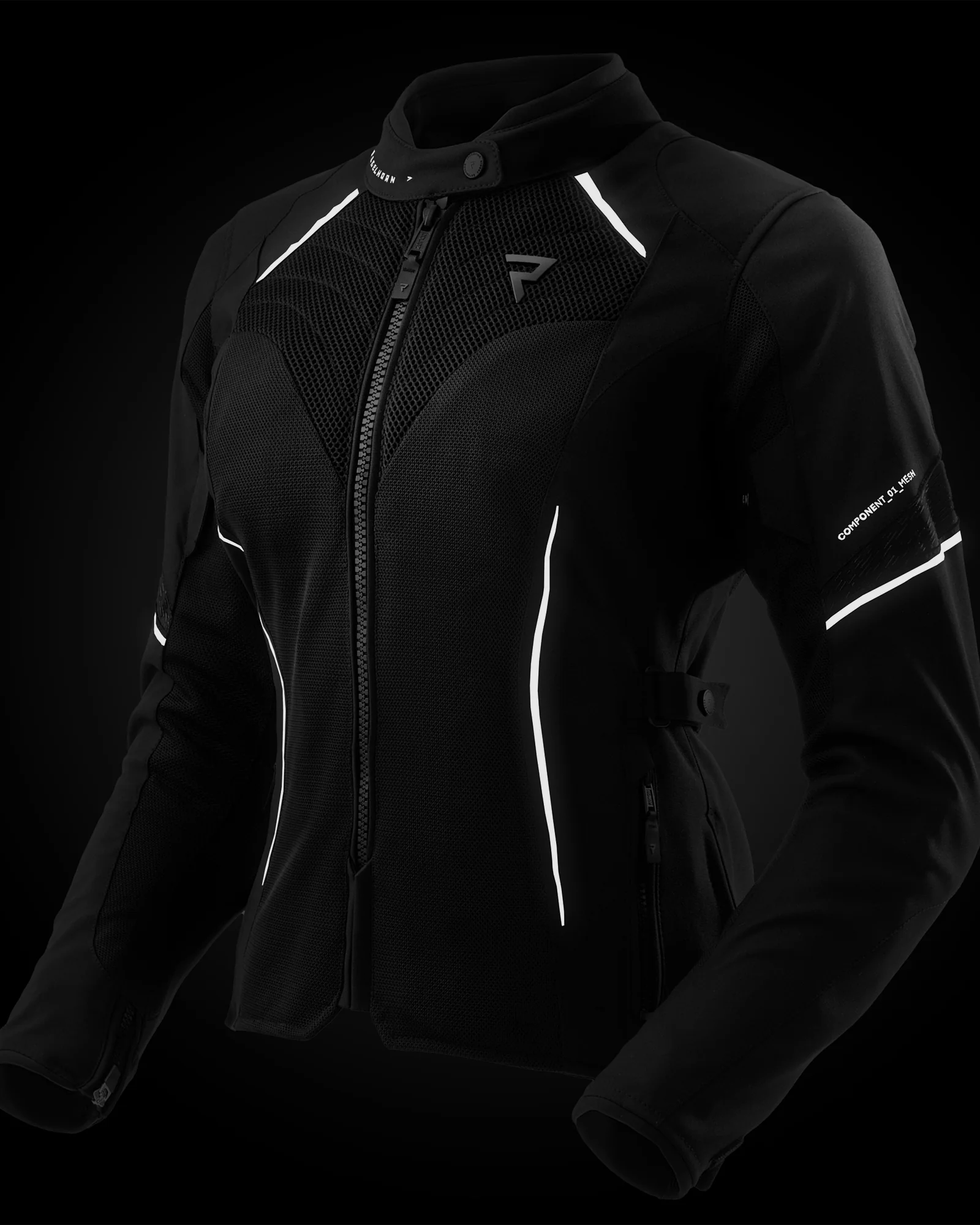 Jax Women's Motorcycle Jacket Black - Image 13