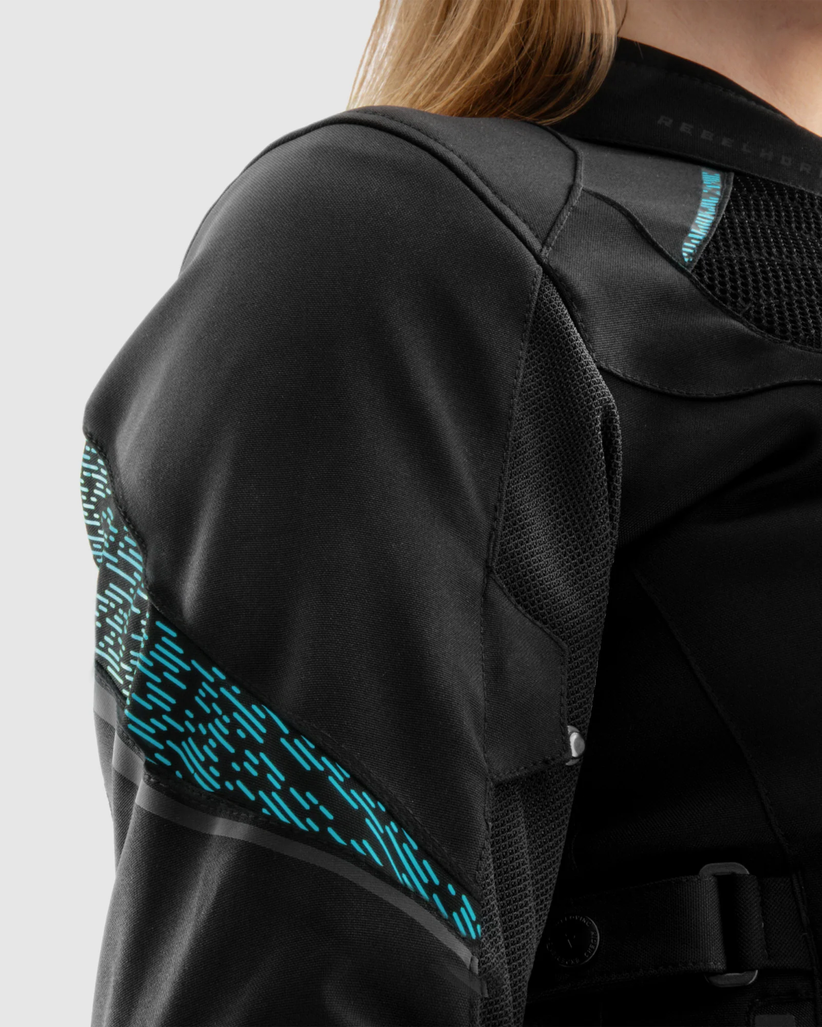 Jax Women's Motorcycle Jacket Blue Lagoon - Image 18
