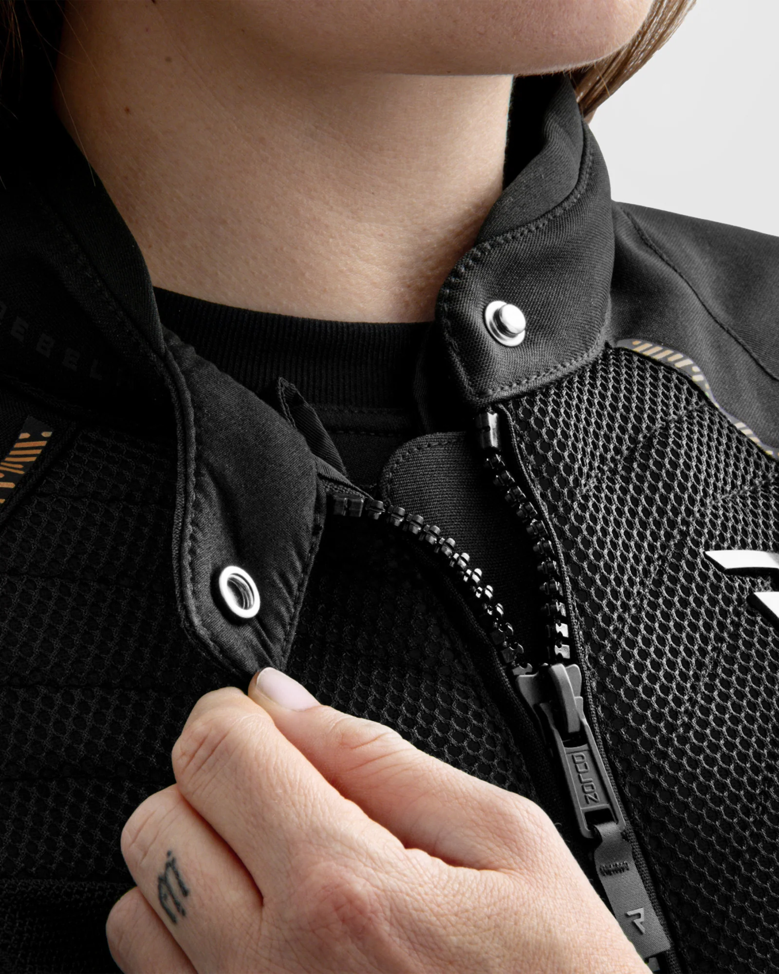 Jax Women's Motorcycle Jacket Gold - Image 10