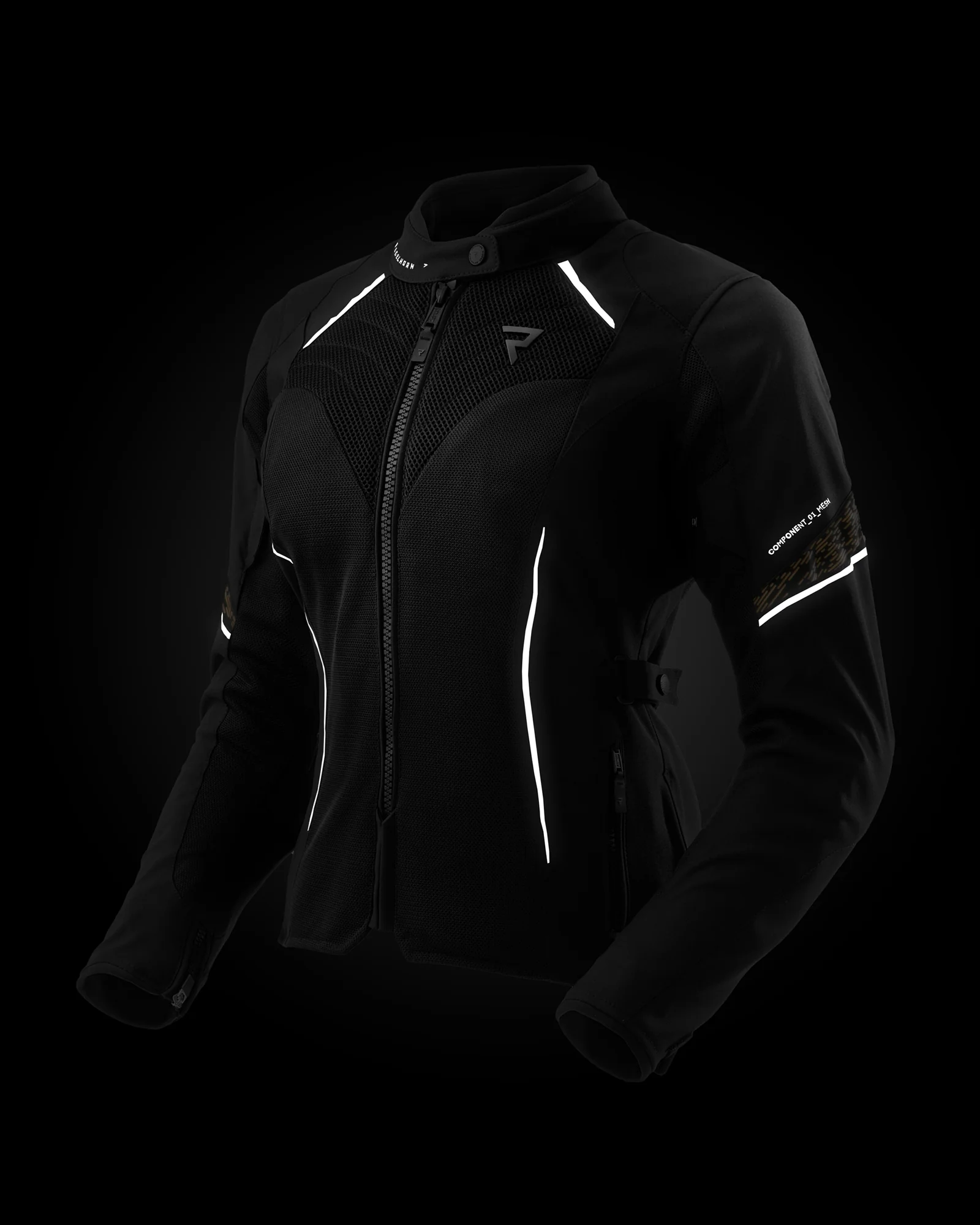 Jax Women's Motorcycle Jacket Gold - Image 13