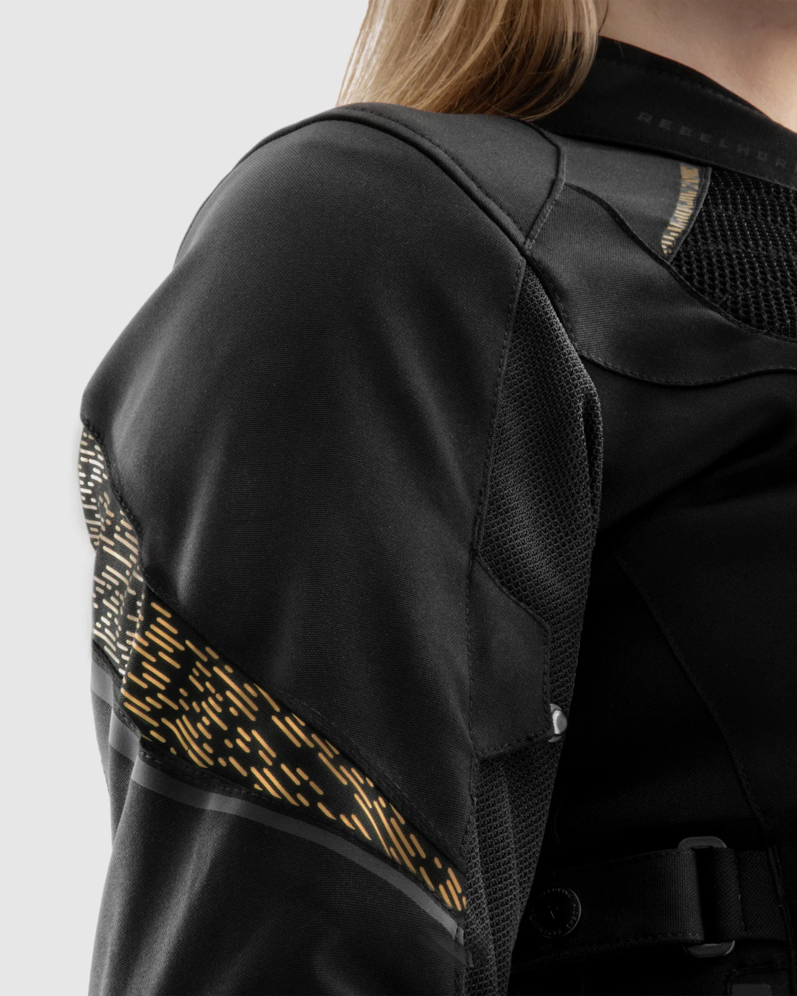 Jax Women's Motorcycle Jacket Gold - Image 18