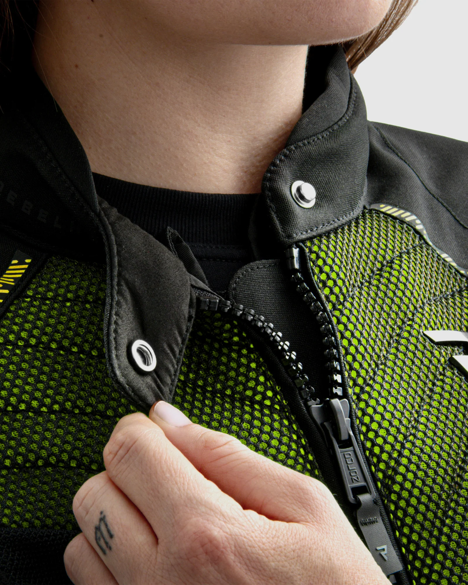 Jax Women's Motorcycle Jacket Green - Image 10