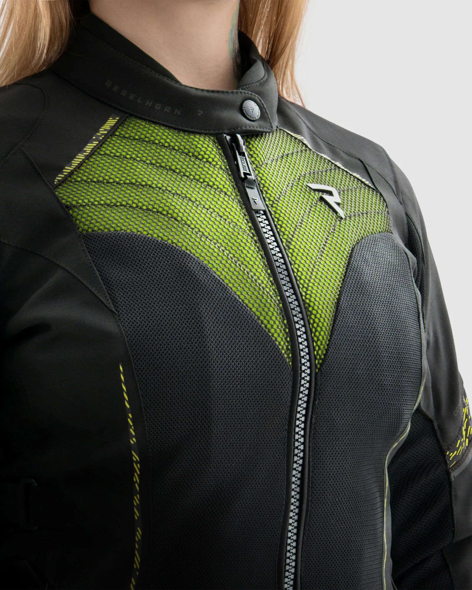 Jax Women's Motorcycle Jacket Green - Image 3