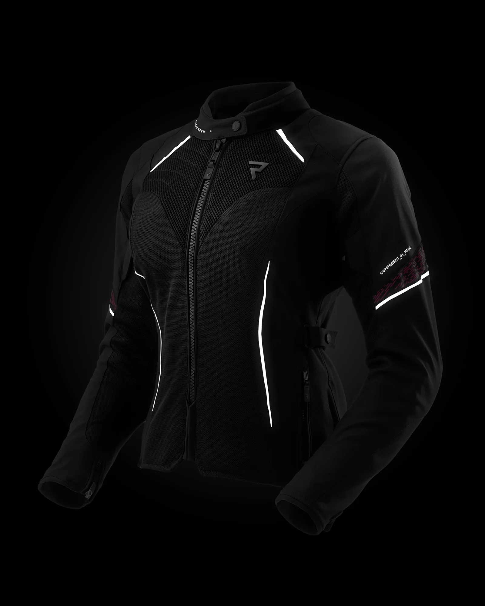 Jax Women's Motorcycle Jacket Pink - Image 13