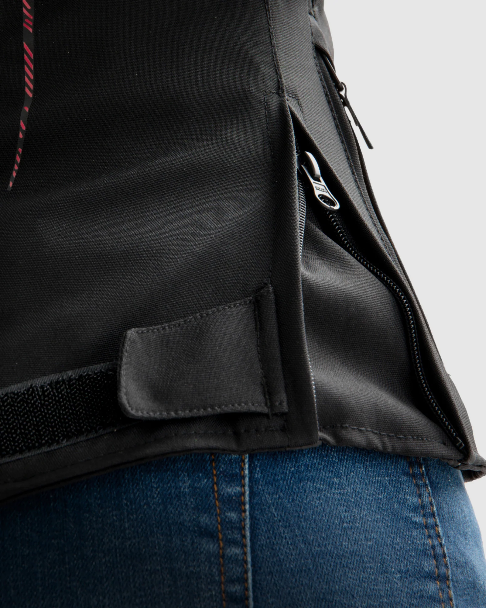 Jax Women's Motorcycle Jacket Red - Image 11