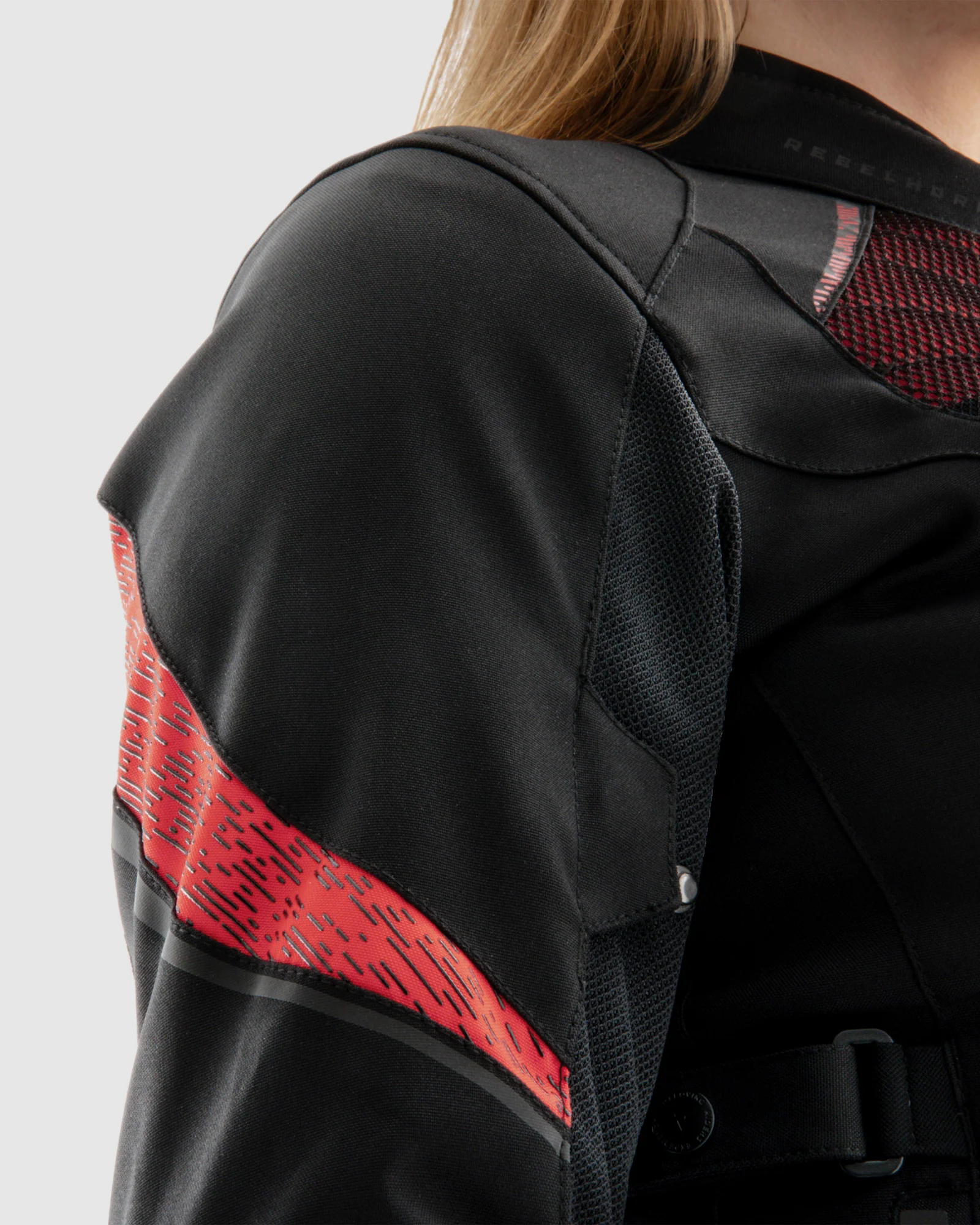 Jax Women's Motorcycle Jacket Red - Image 18