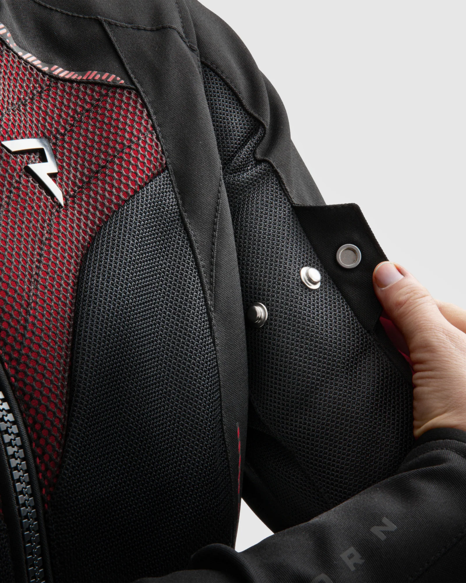 Jax Women's Motorcycle Jacket Red - Image 7