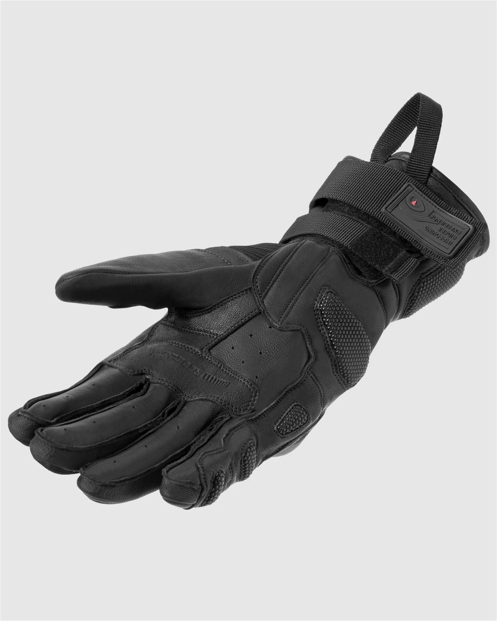 Range Motorcycle Gloves Black - Image 3