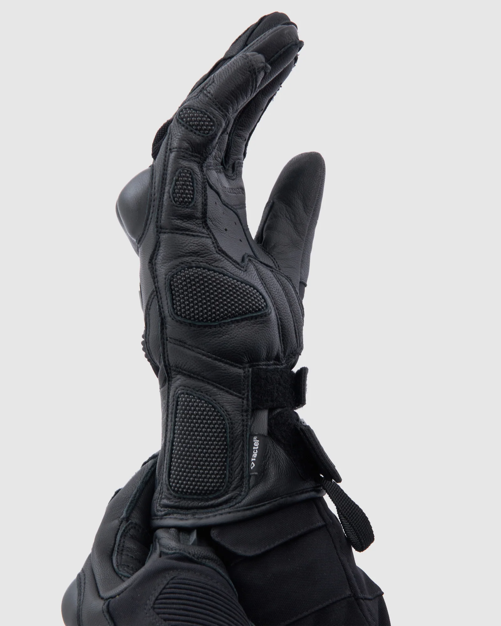 Range Motorcycle Gloves Black - Image 5