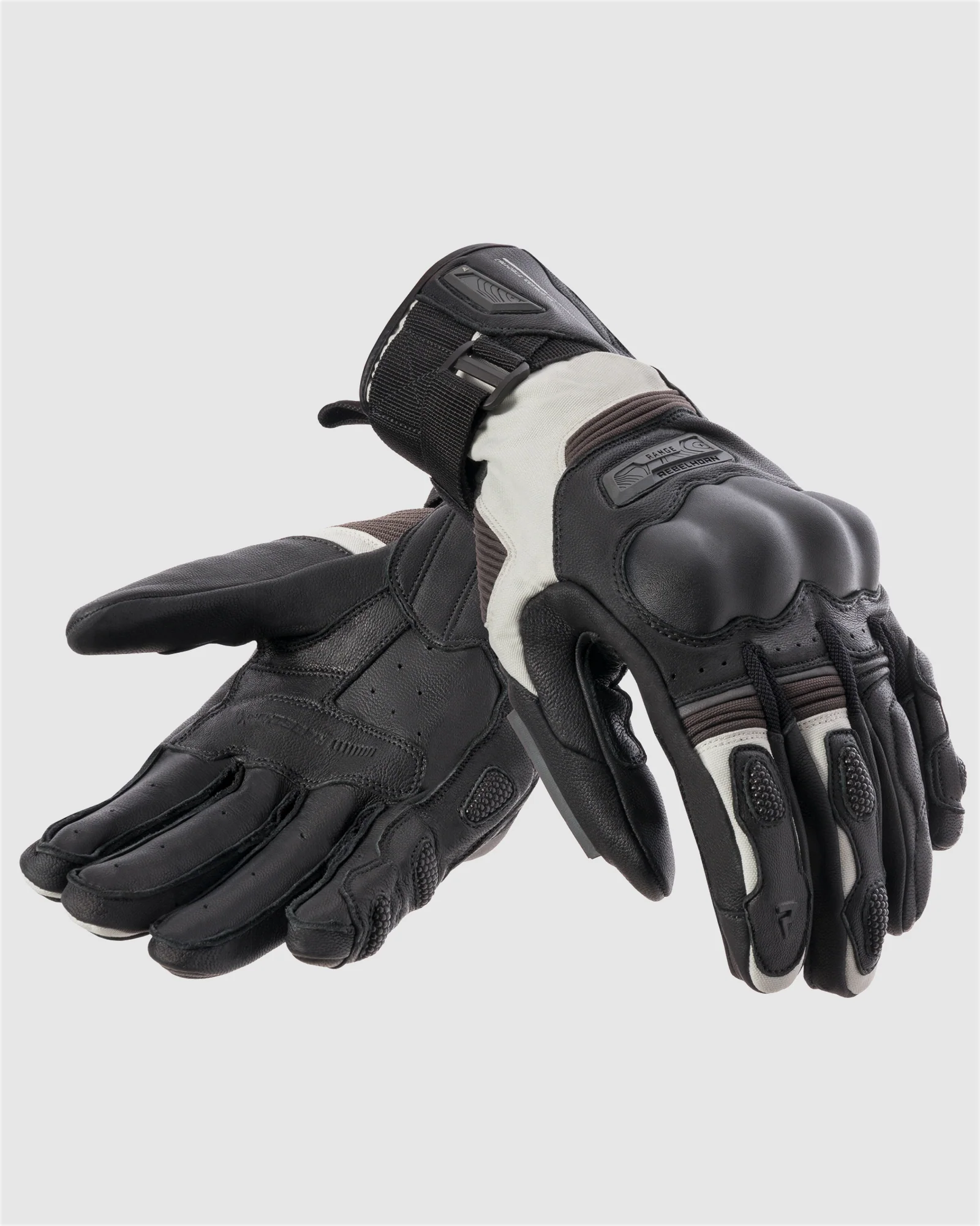 Range Motorcycle Gloves Grey