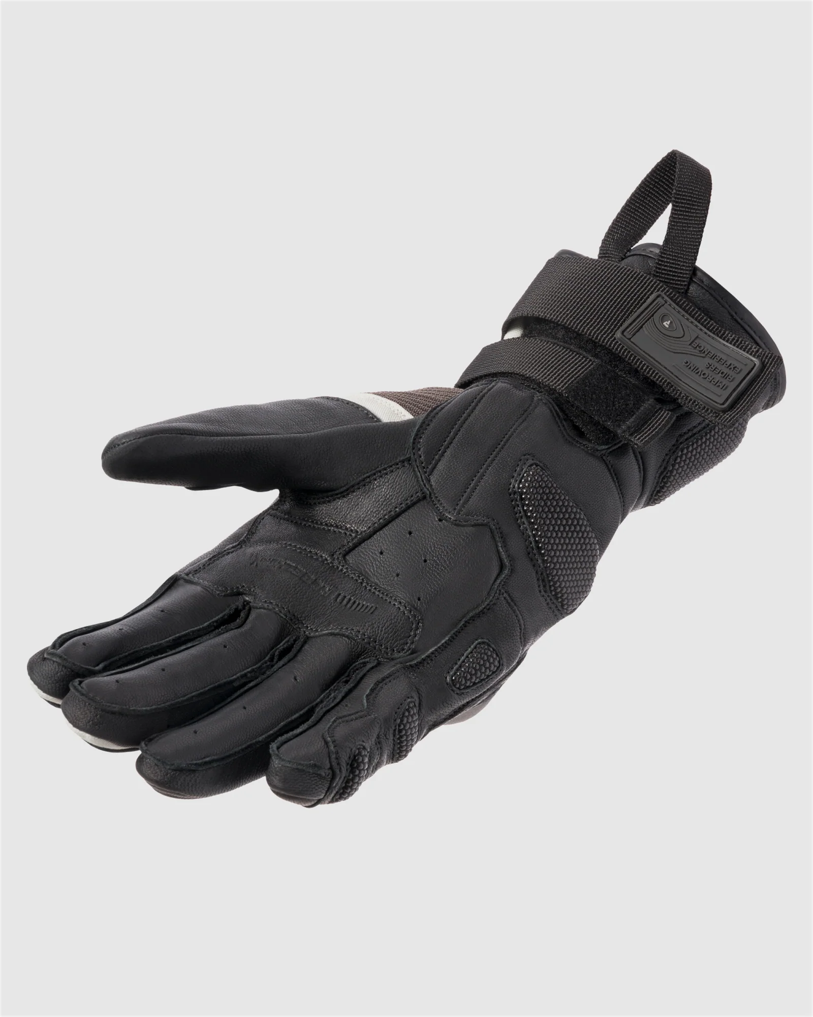 Range Motorcycle Gloves Grey - Image 3