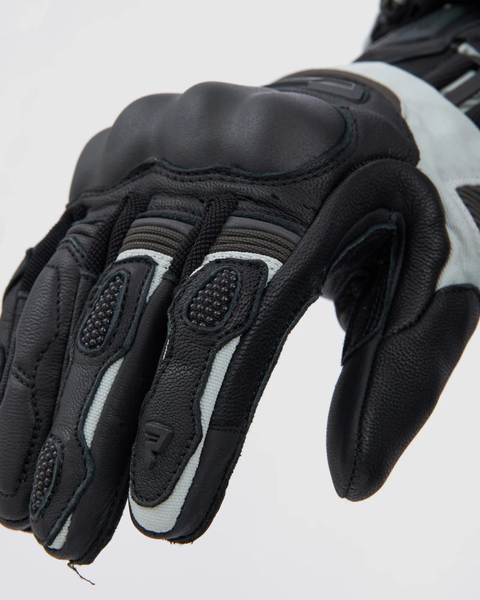 Range Motorcycle Gloves Grey - Image 4