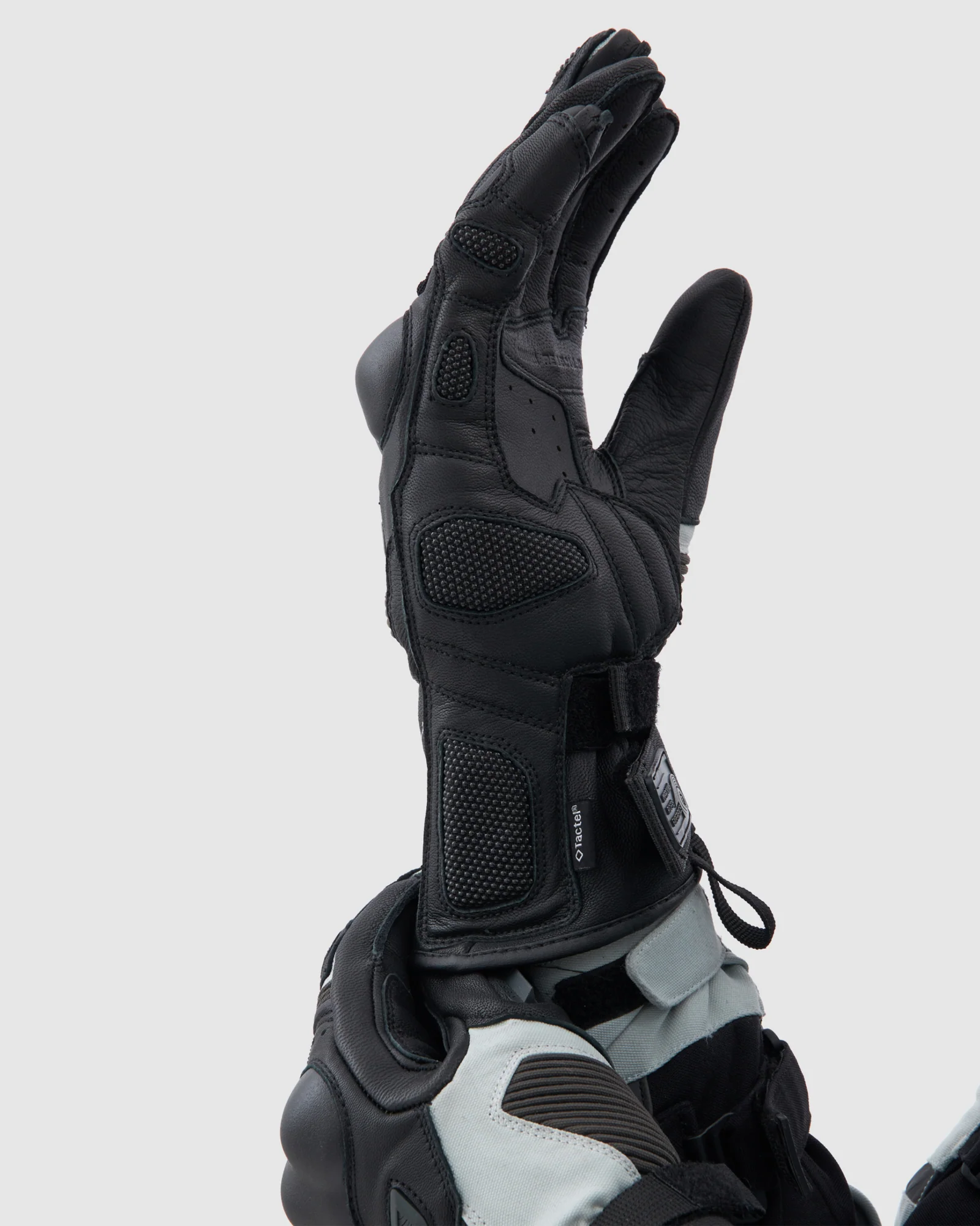Range Motorcycle Gloves Grey - Image 5