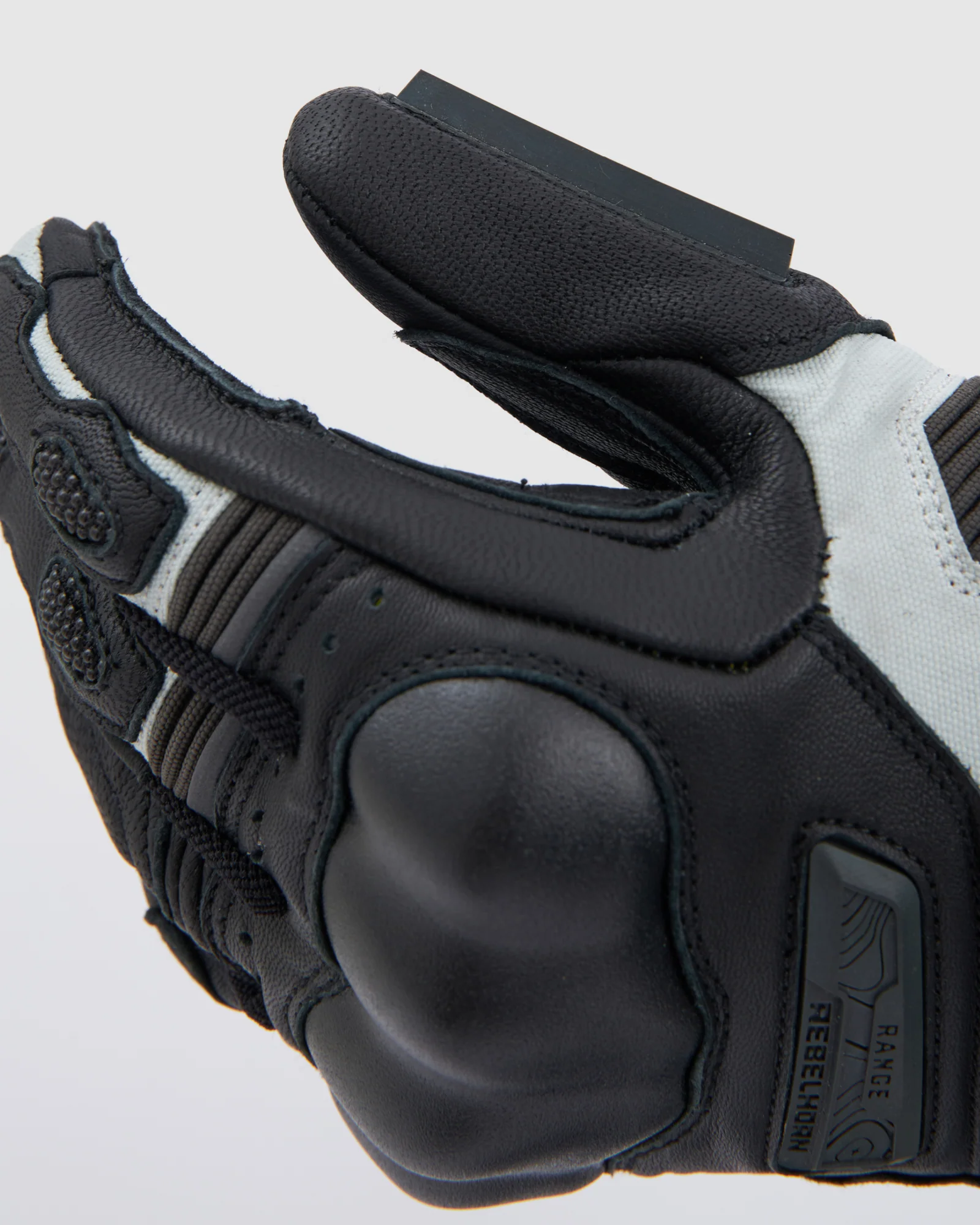 Range Motorcycle Gloves Grey - Image 6