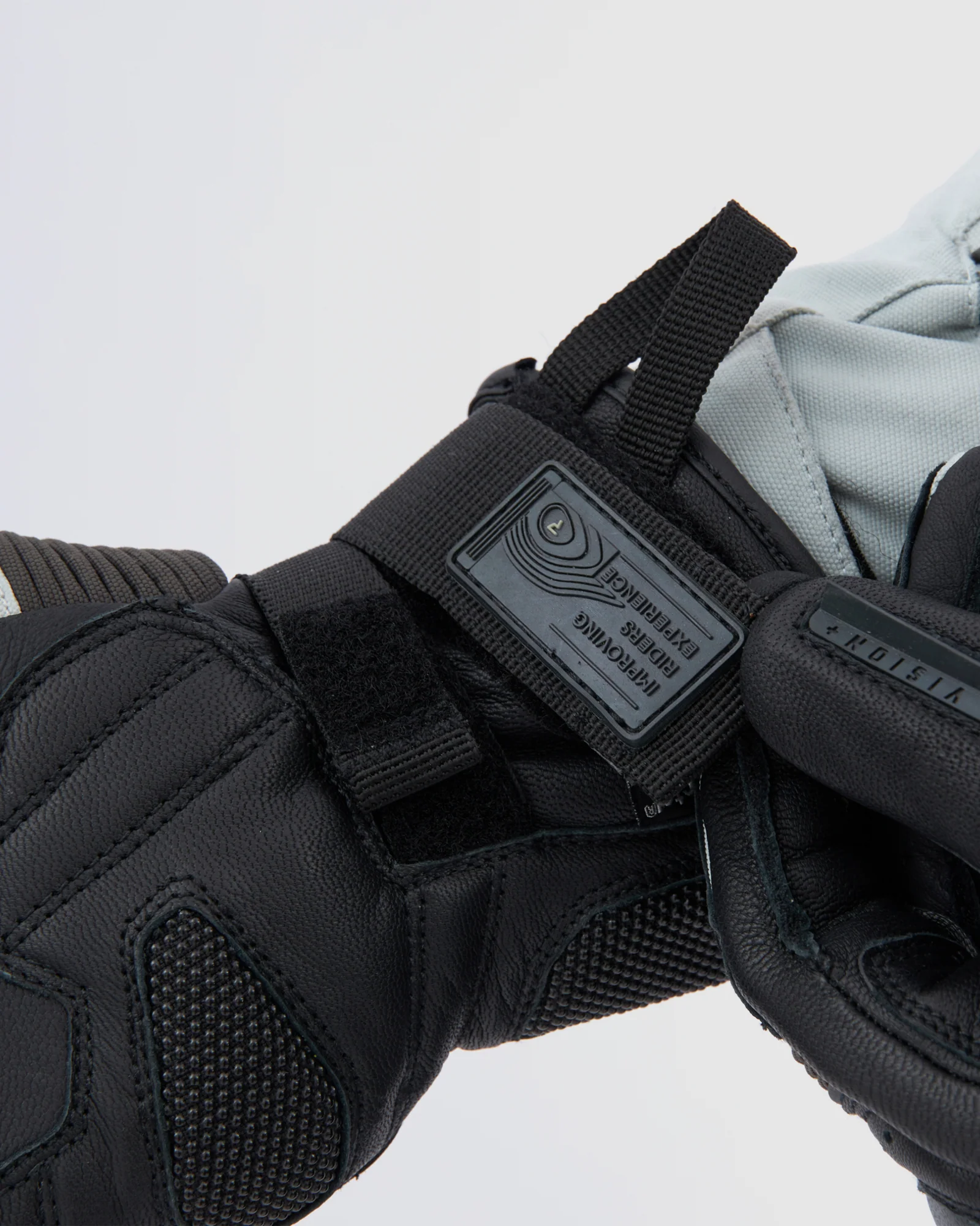 Range Motorcycle Gloves Grey - Image 8