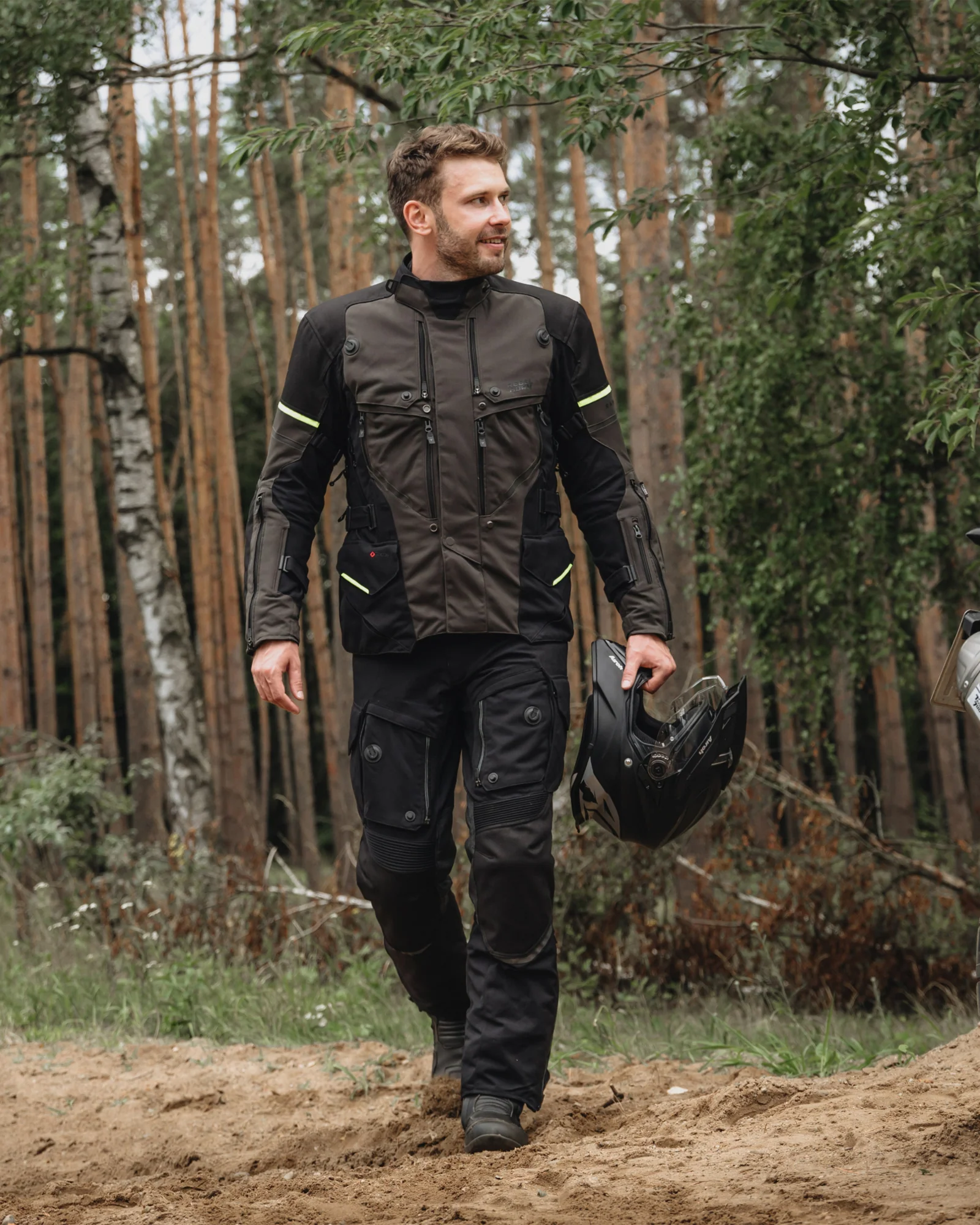 Range Motorcycle Jacket Anthracite - Image 12