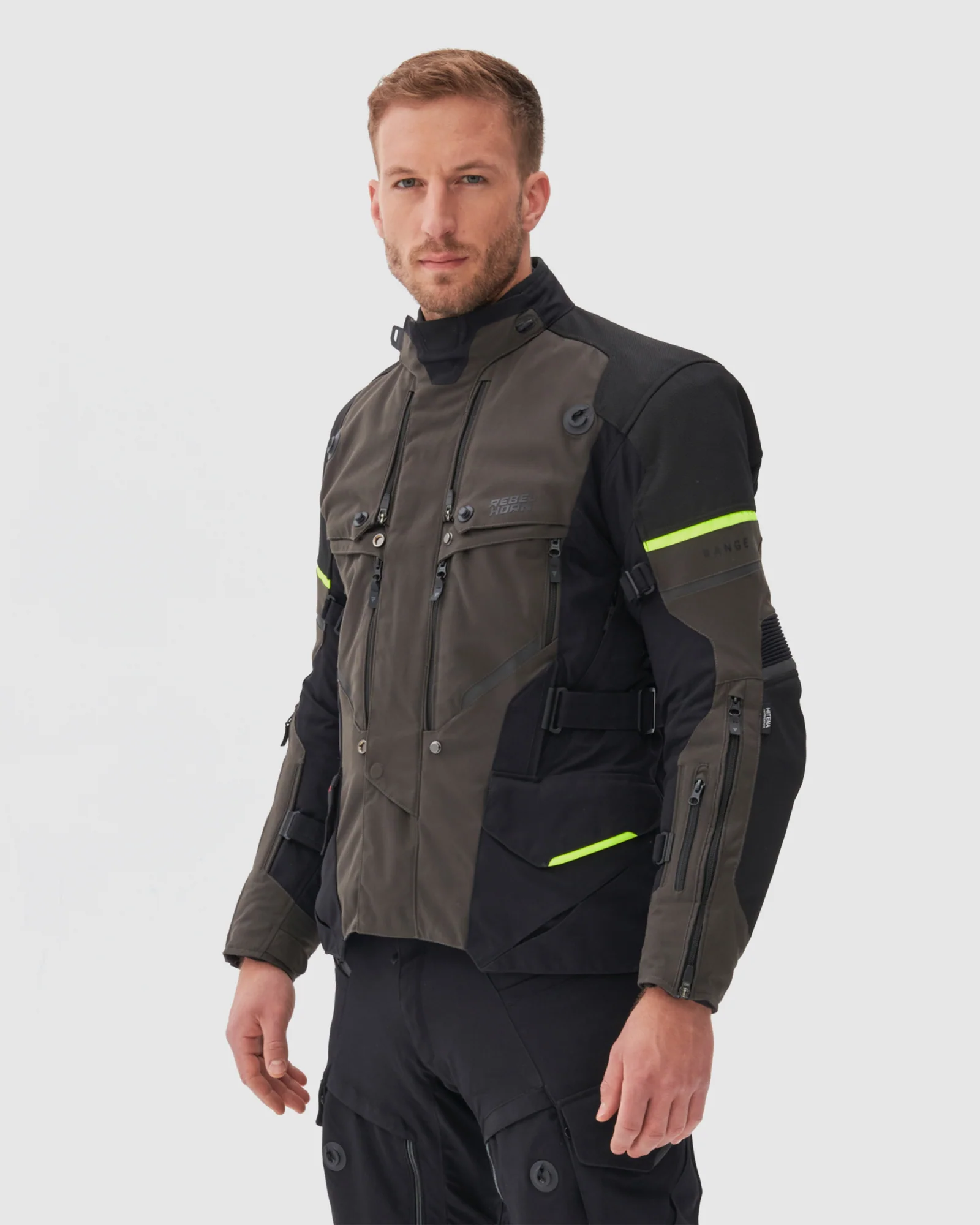 Range Motorcycle Jacket Anthracite - Image 3