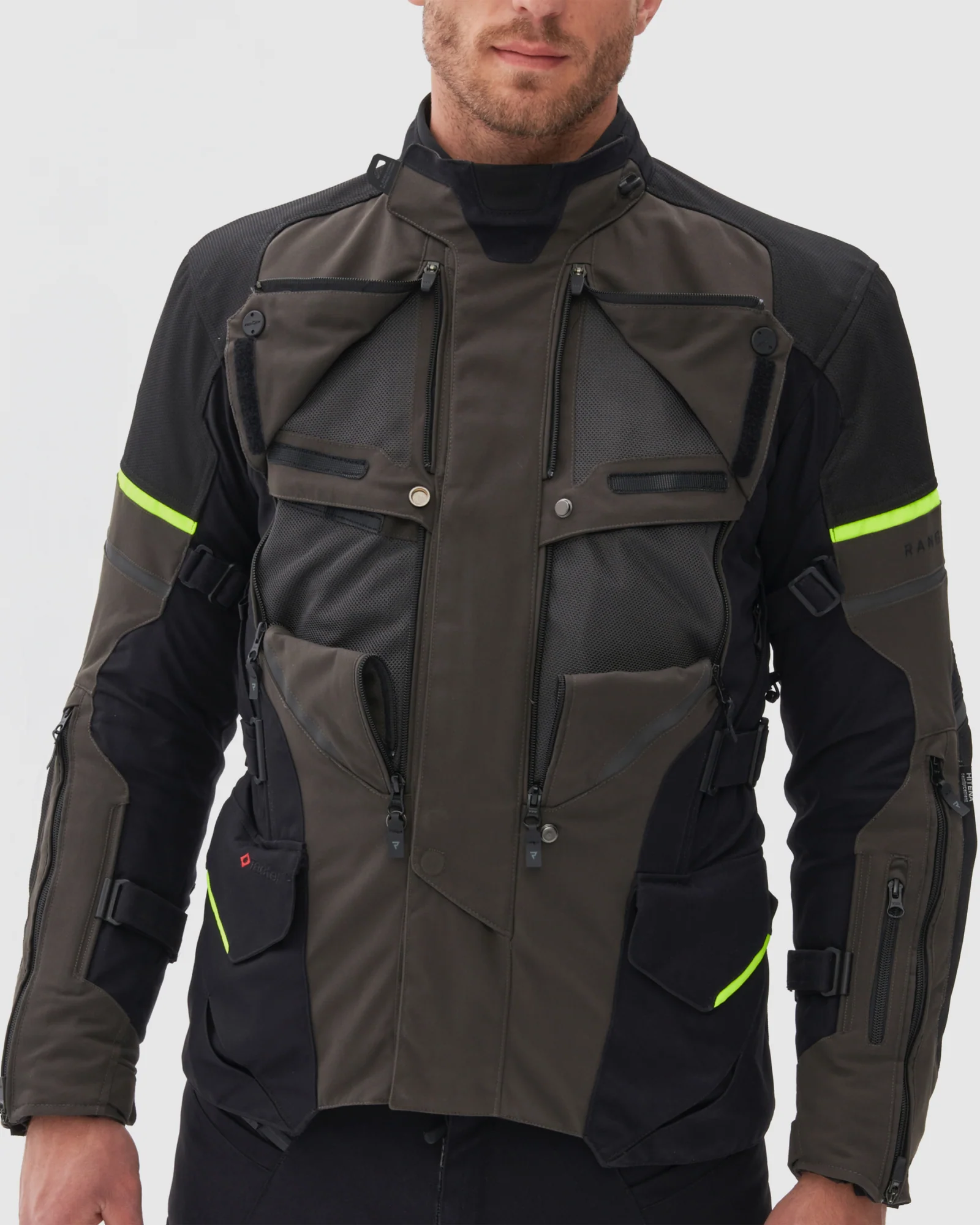 Range Motorcycle Jacket Anthracite - Image 6