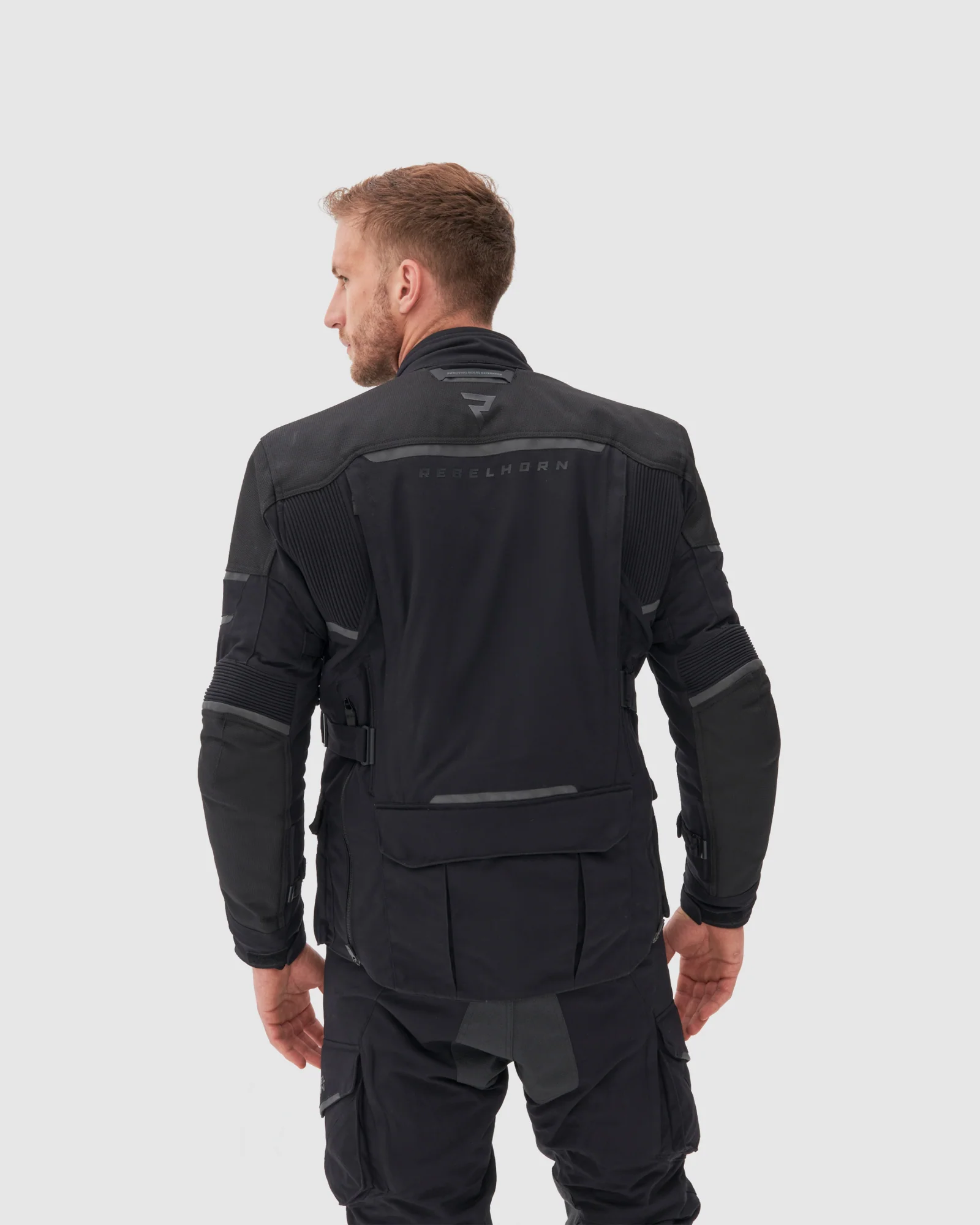 Range Motorcycle Jacket Black - Image 4