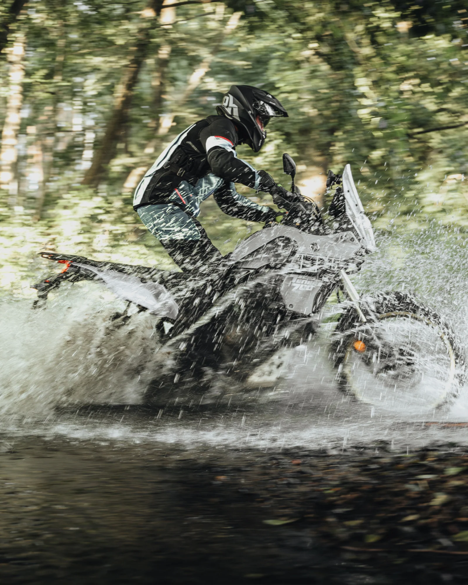 Range Motorcycle Jacket Grey - Image 13