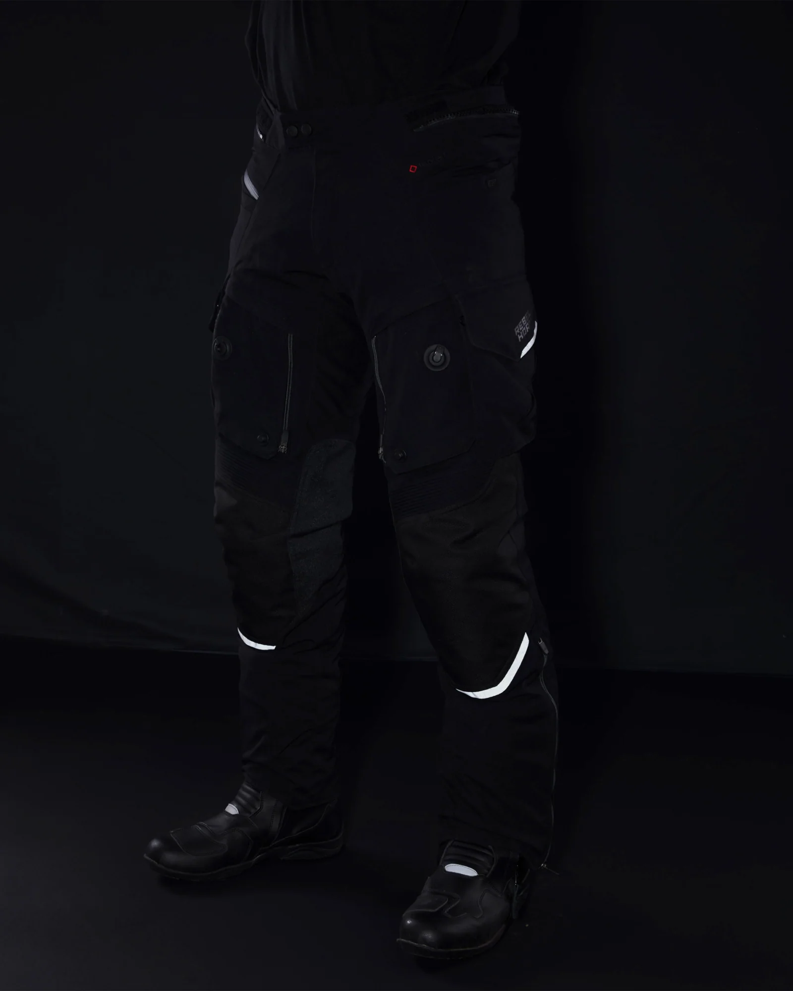 Range Motorcycle Pants Black - Image 11