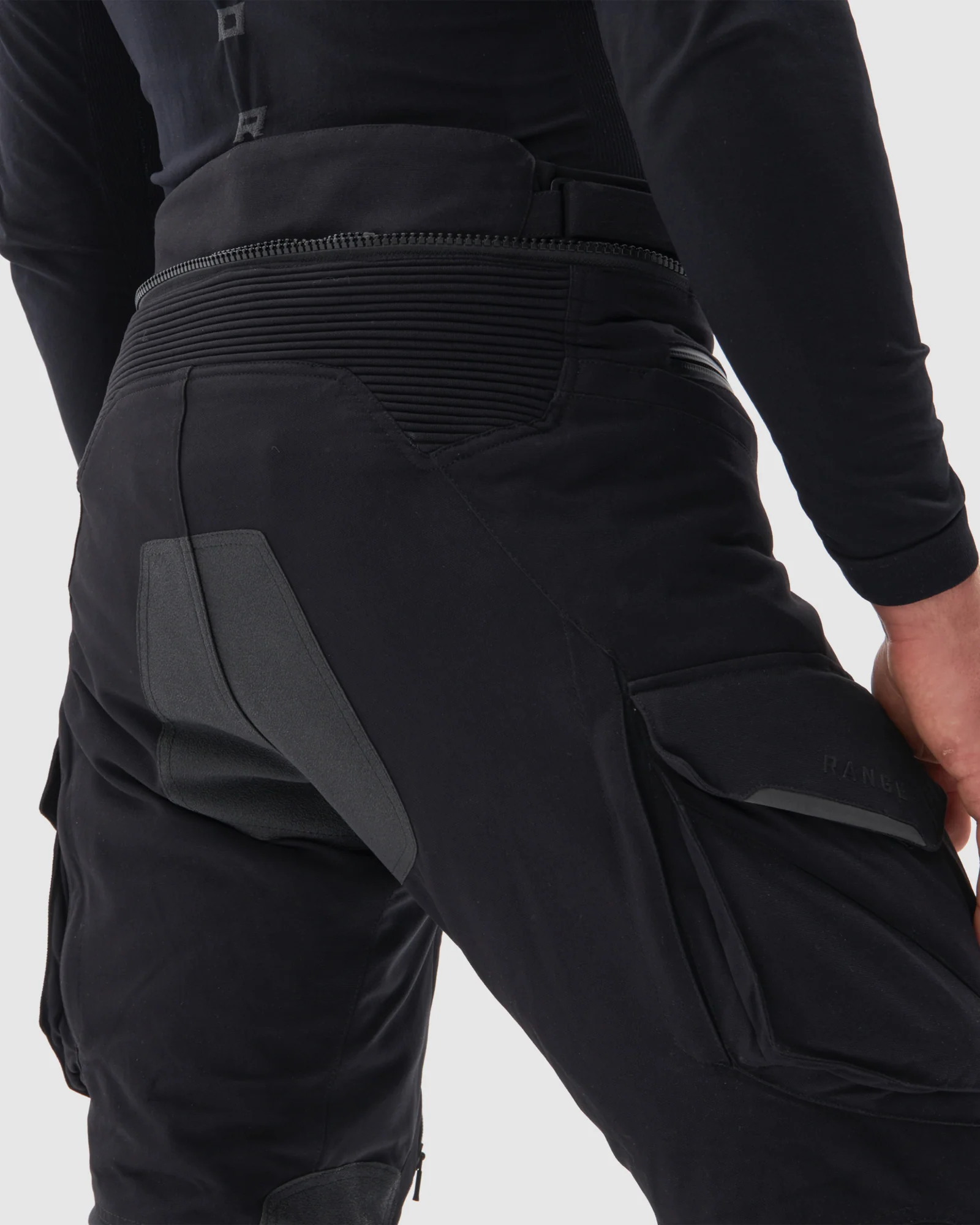 Range Motorcycle Pants Black - Image 8