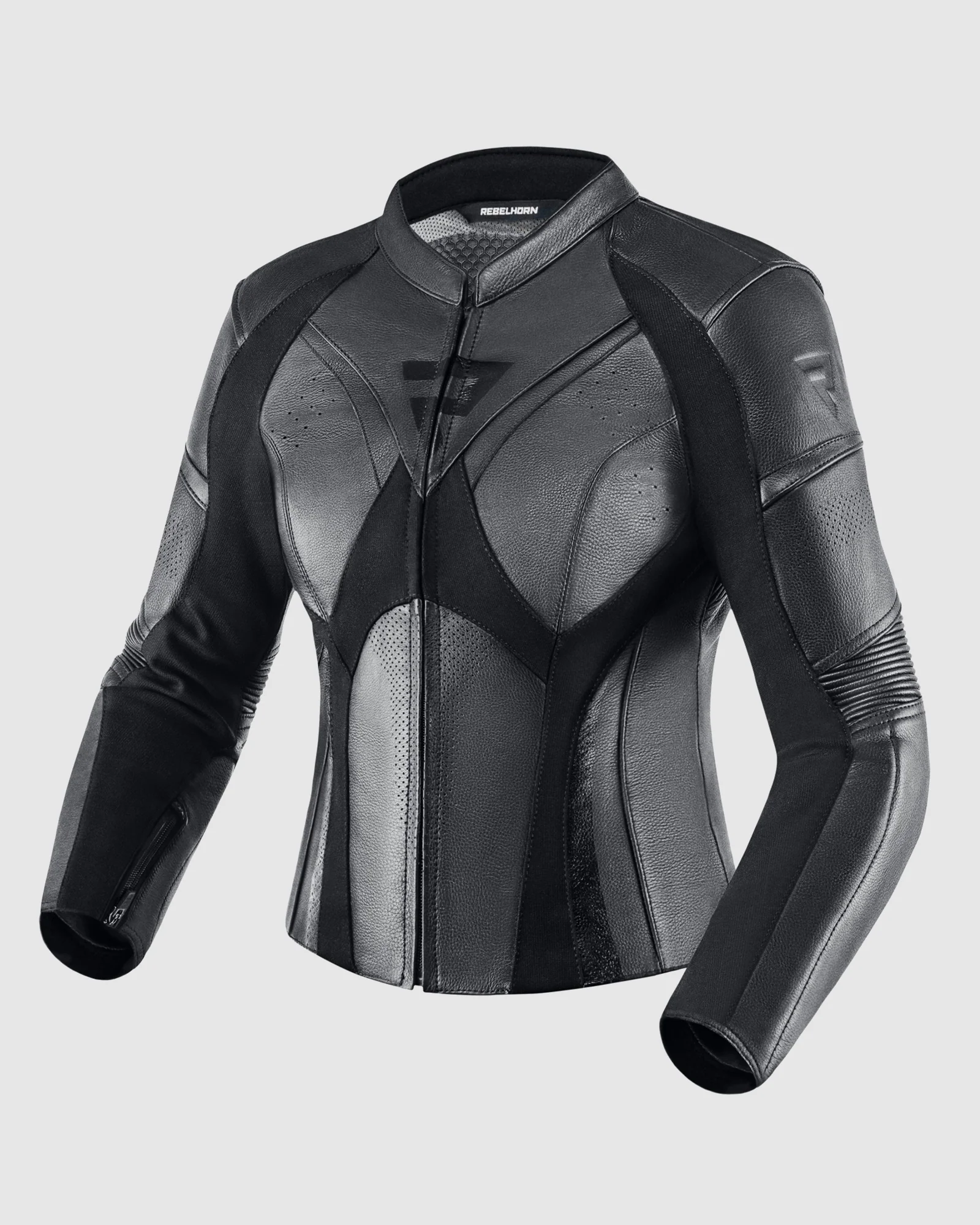 Rebel Women's Motorcycle Jacket Black