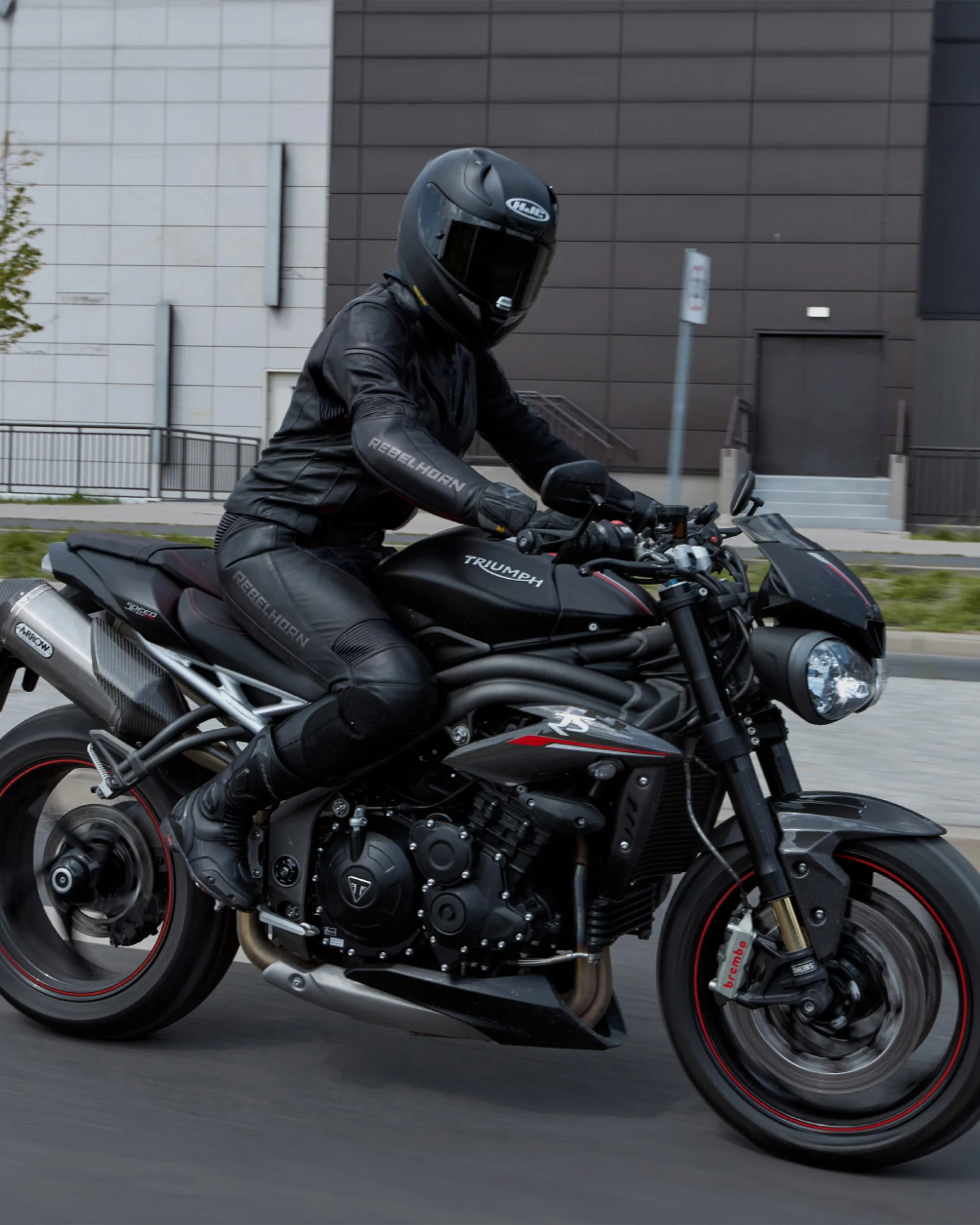 Rebel Women's Motorcycle Jacket Black - Image 12