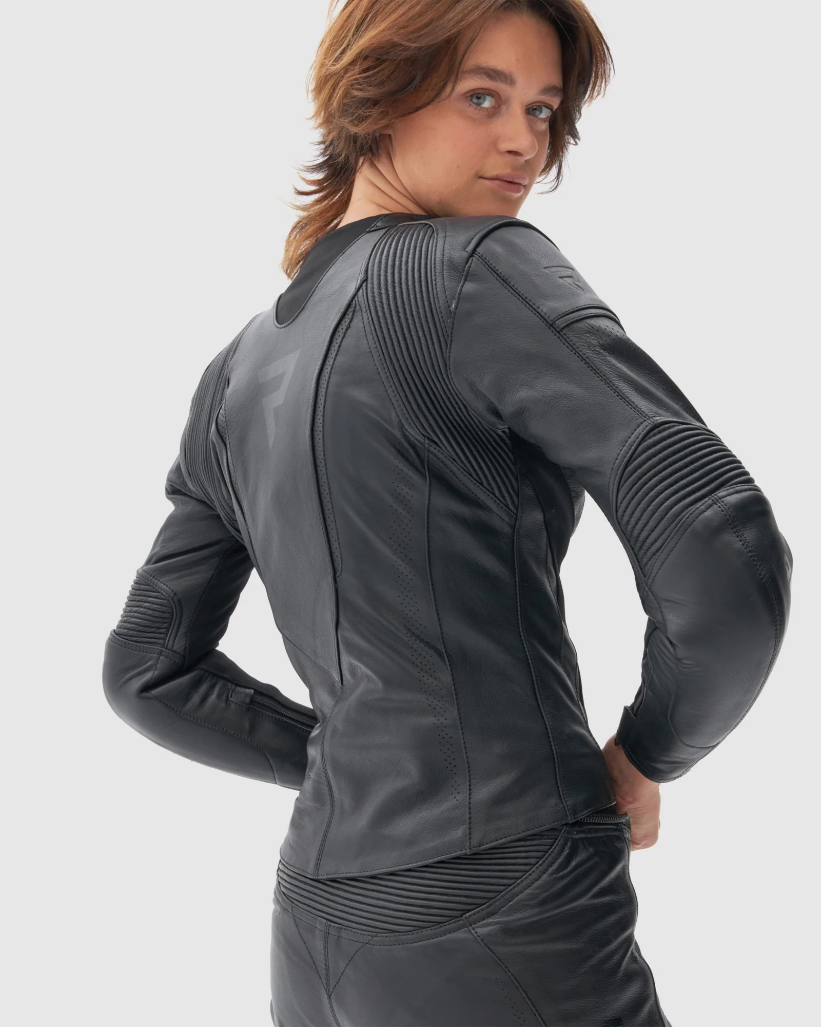 Rebel Women's Motorcycle Jacket Black - Image 4