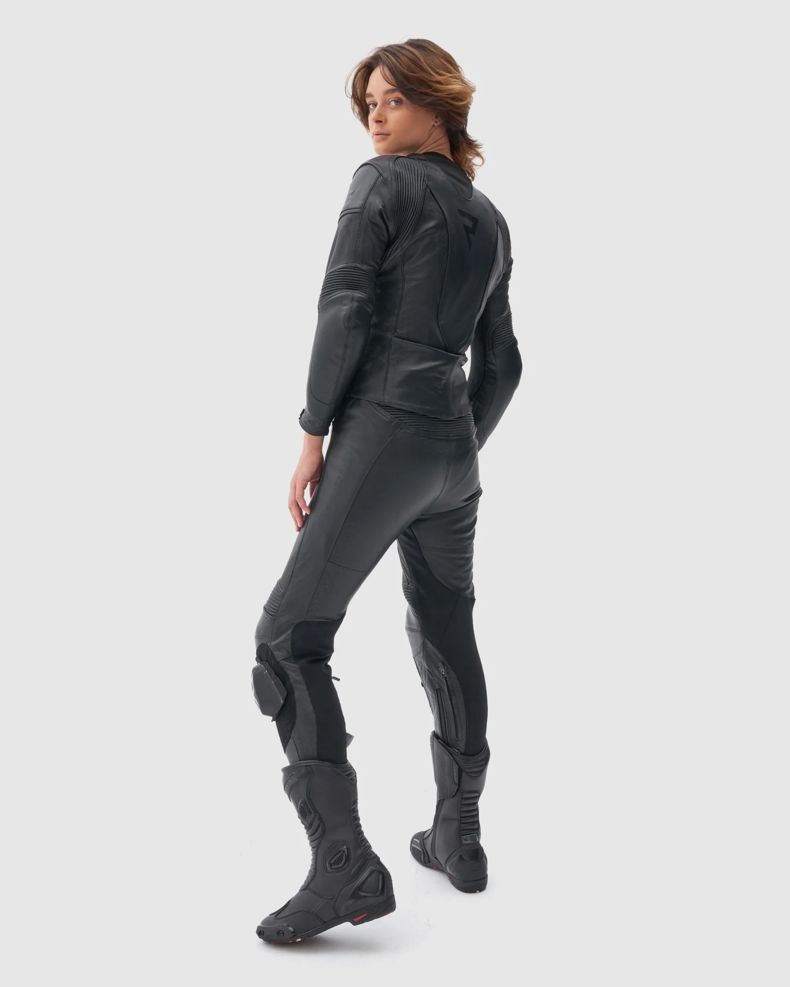 Rebel Women's Motorcycle Jacket Black - Image 9