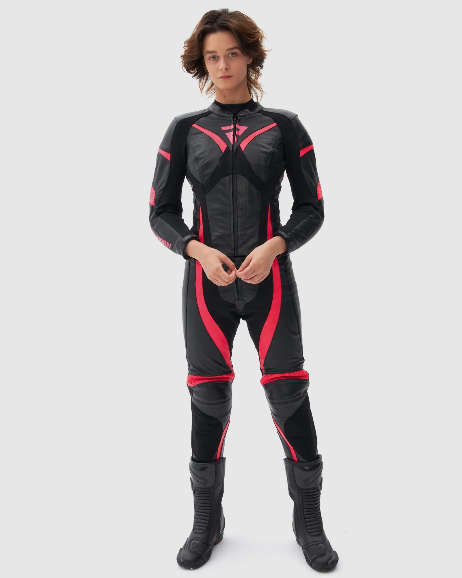 Rebel Women's Motorcycle Pants Pink - Image 10