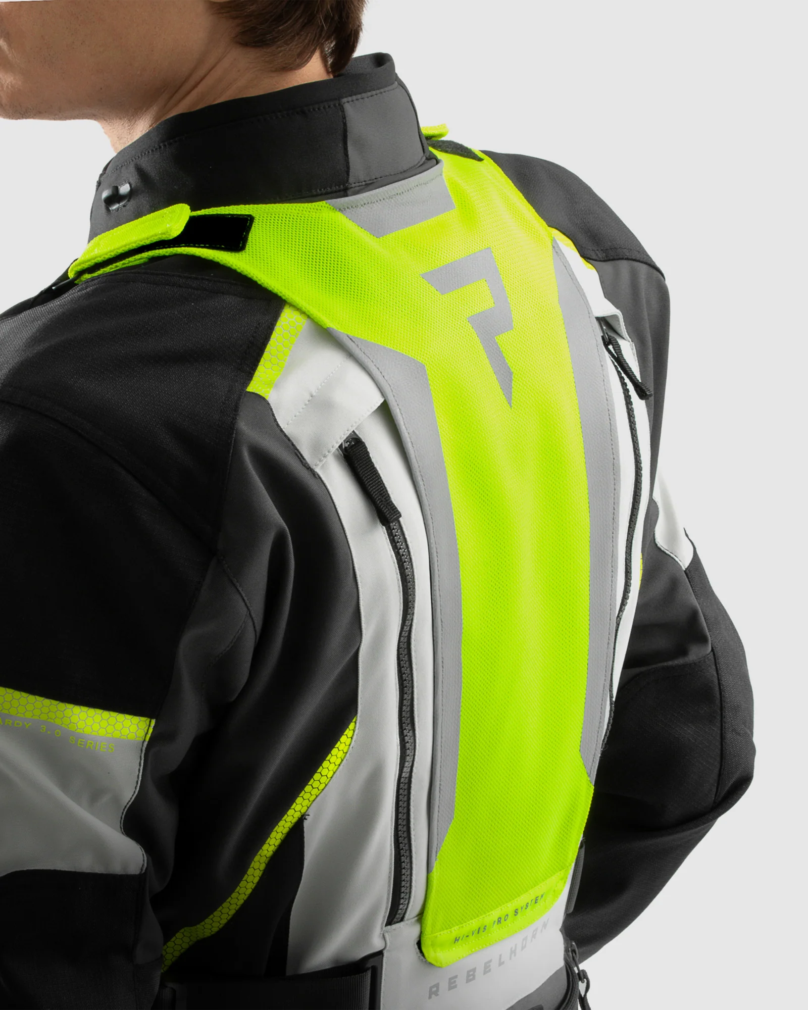 Hardy 3.0 Motorcycle Jacket Grey - Image 15