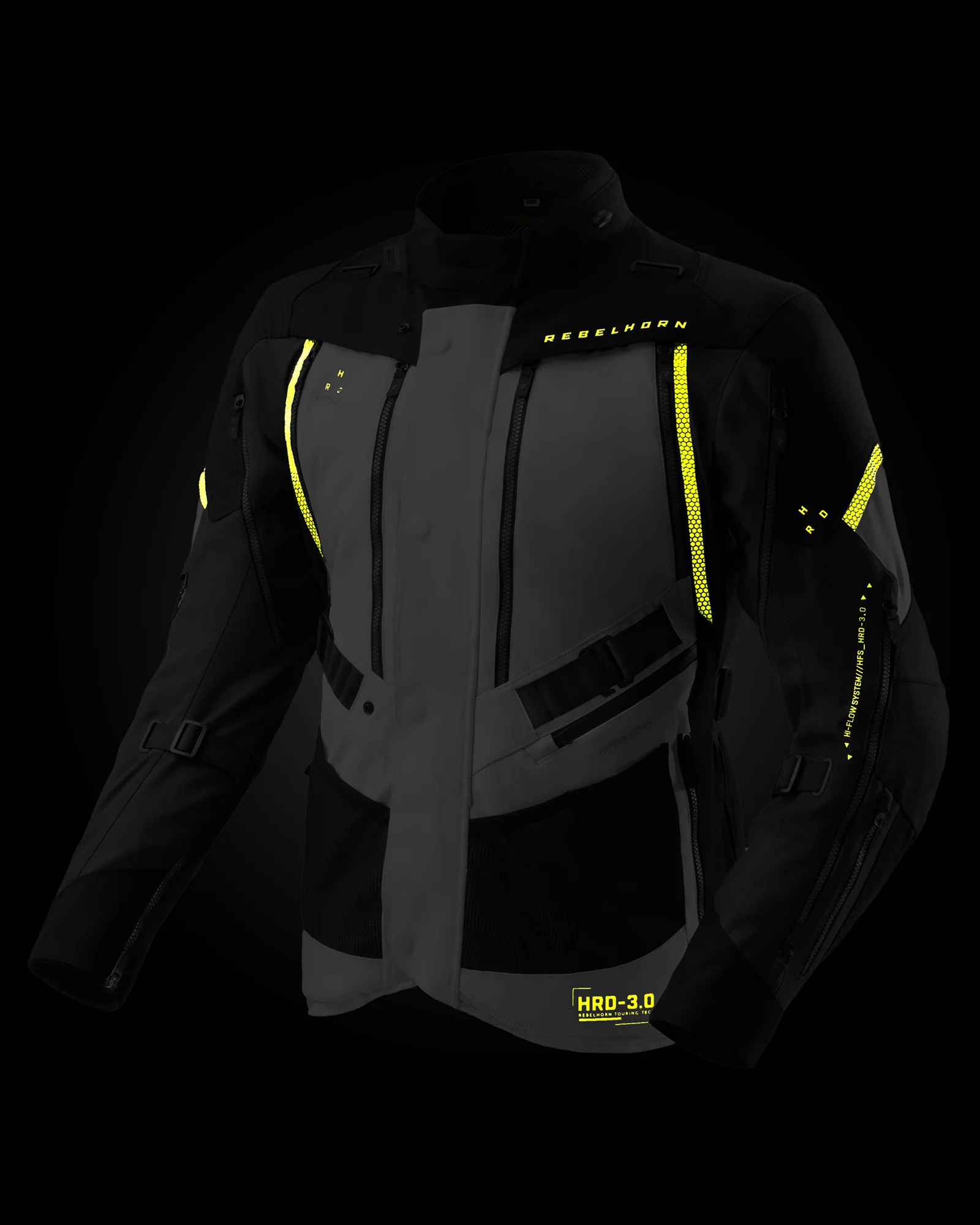 Hardy 3.0 Motorcycle Jacket Grey - Image 17