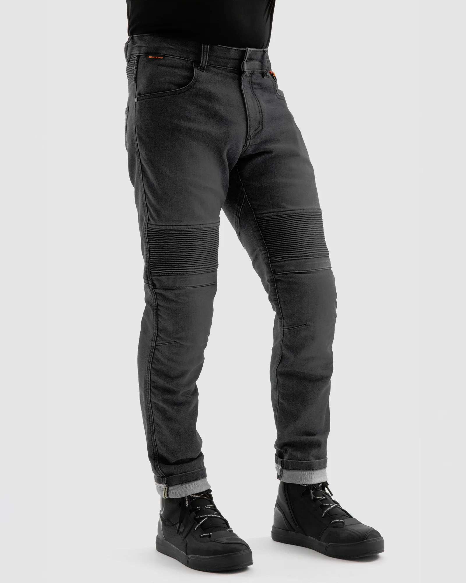 Revolt Motorcycle Jeans Black - Image 3