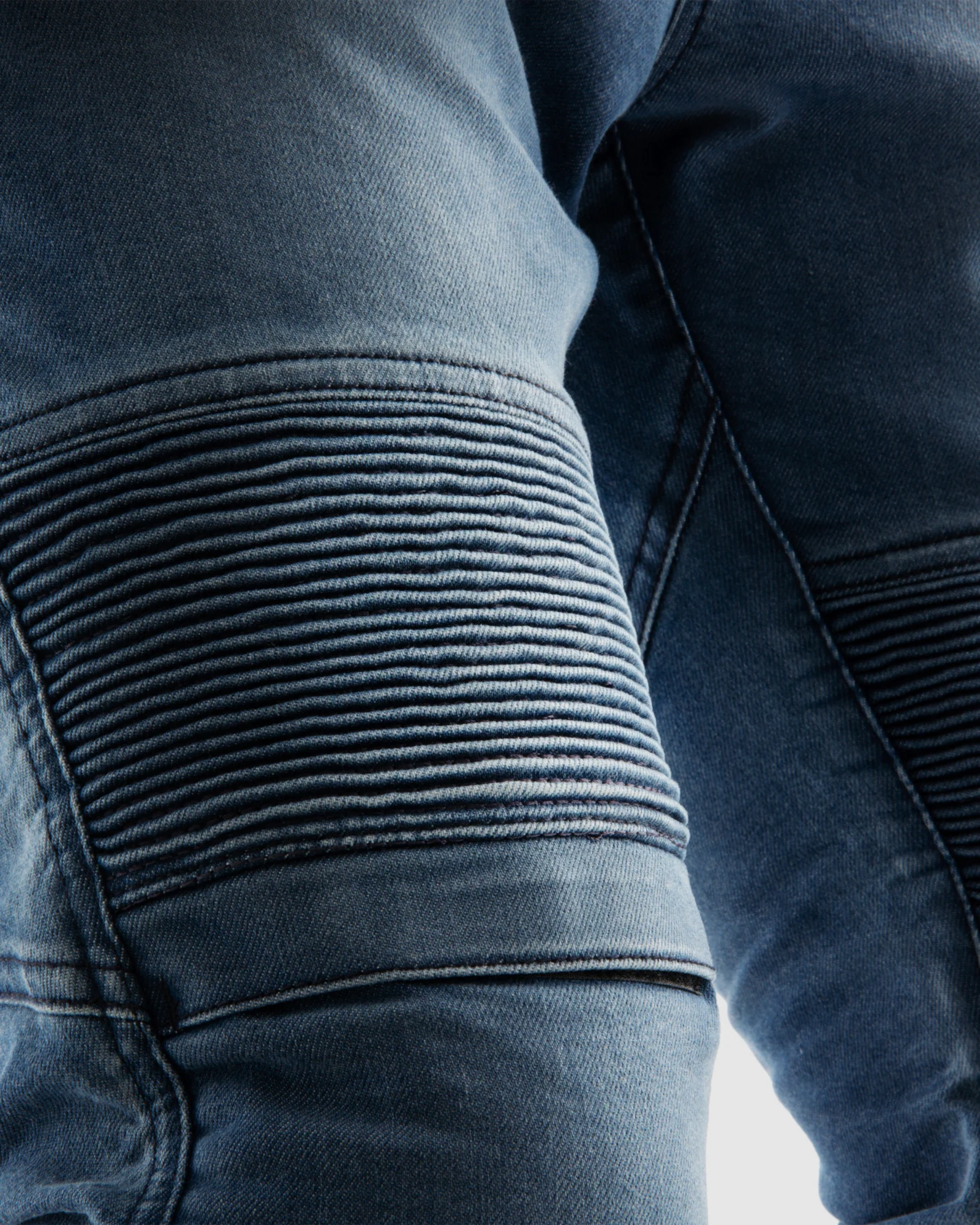 Revolt Motorcycle Jeans Washed Blue - Image 7