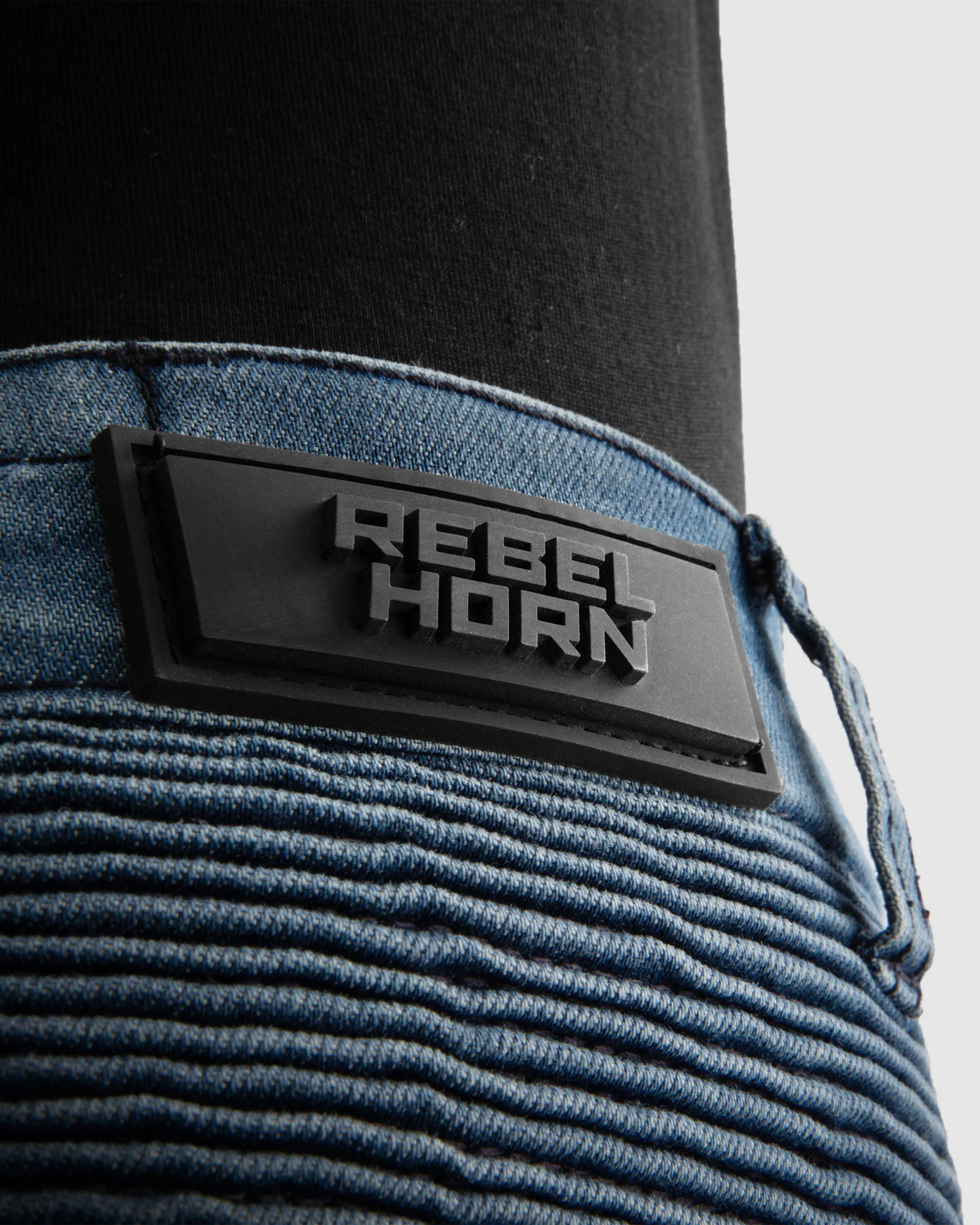 Revolt Motorcycle Jeans Washed Blue - Image 9