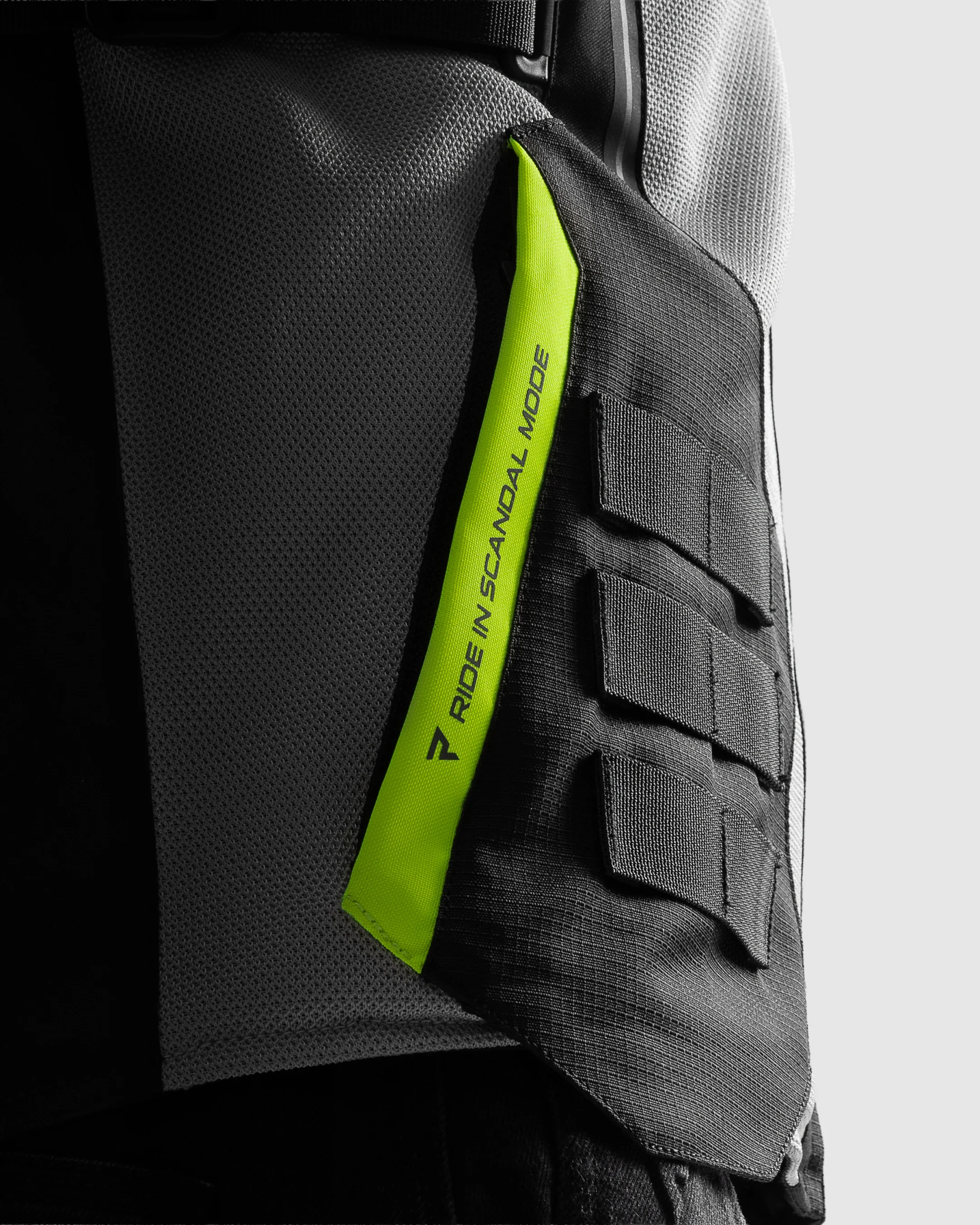 Scandal 3.0 Motorcycle Jacket Fluo Yellow - Image 10