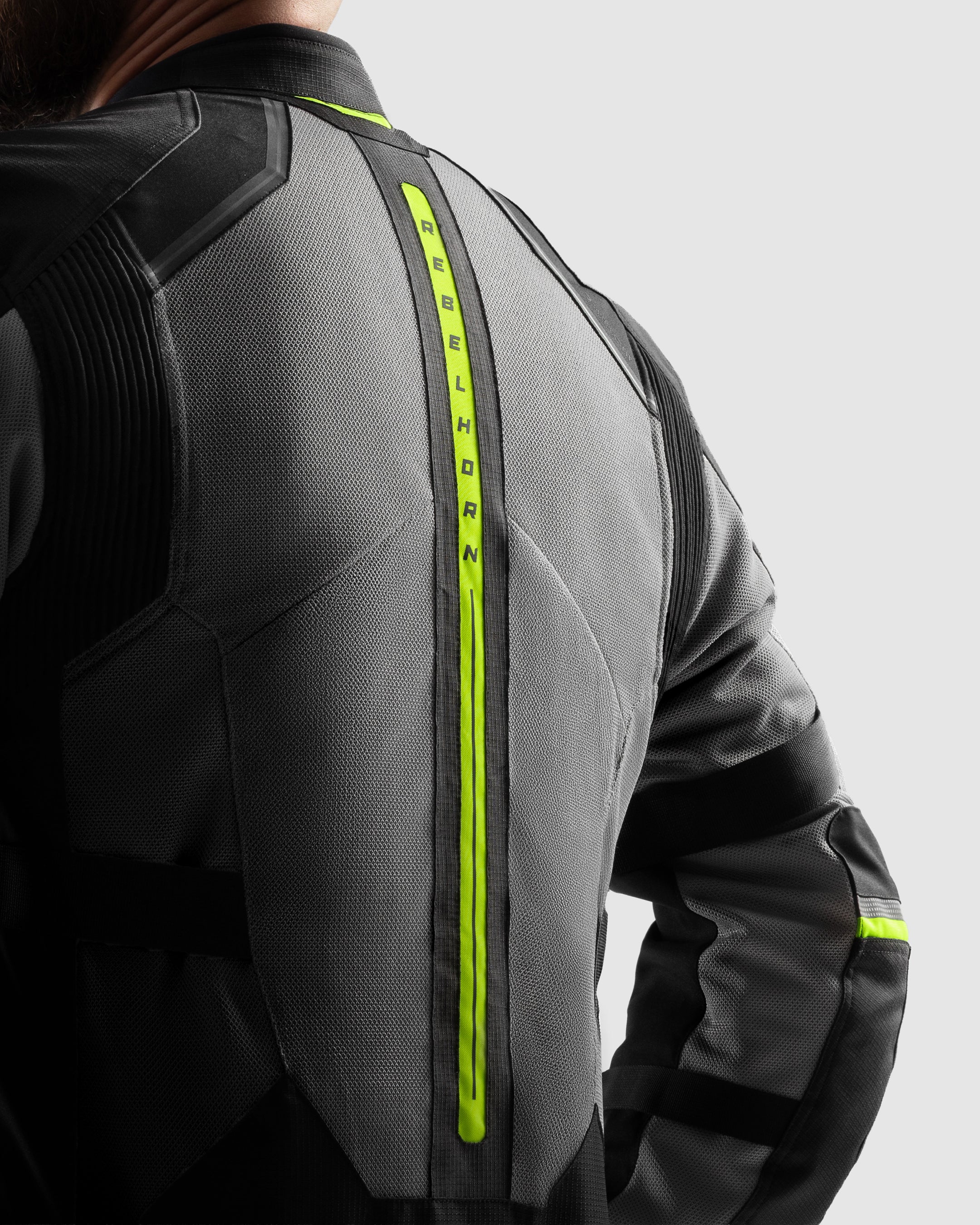 Scandal 3.0 Motorcycle Jacket Fluo Yellow - Image 5