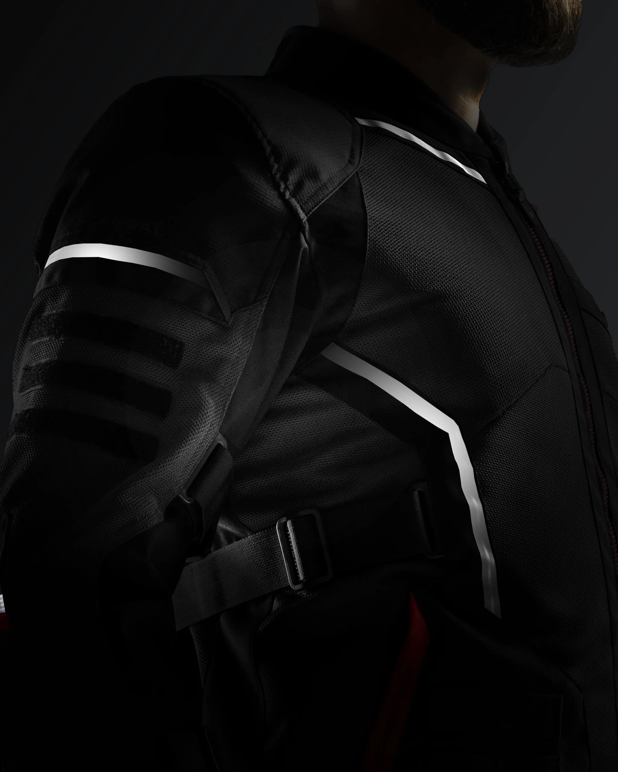 Scandal 3.0 Motorcycle Jacket Red - Image 12
