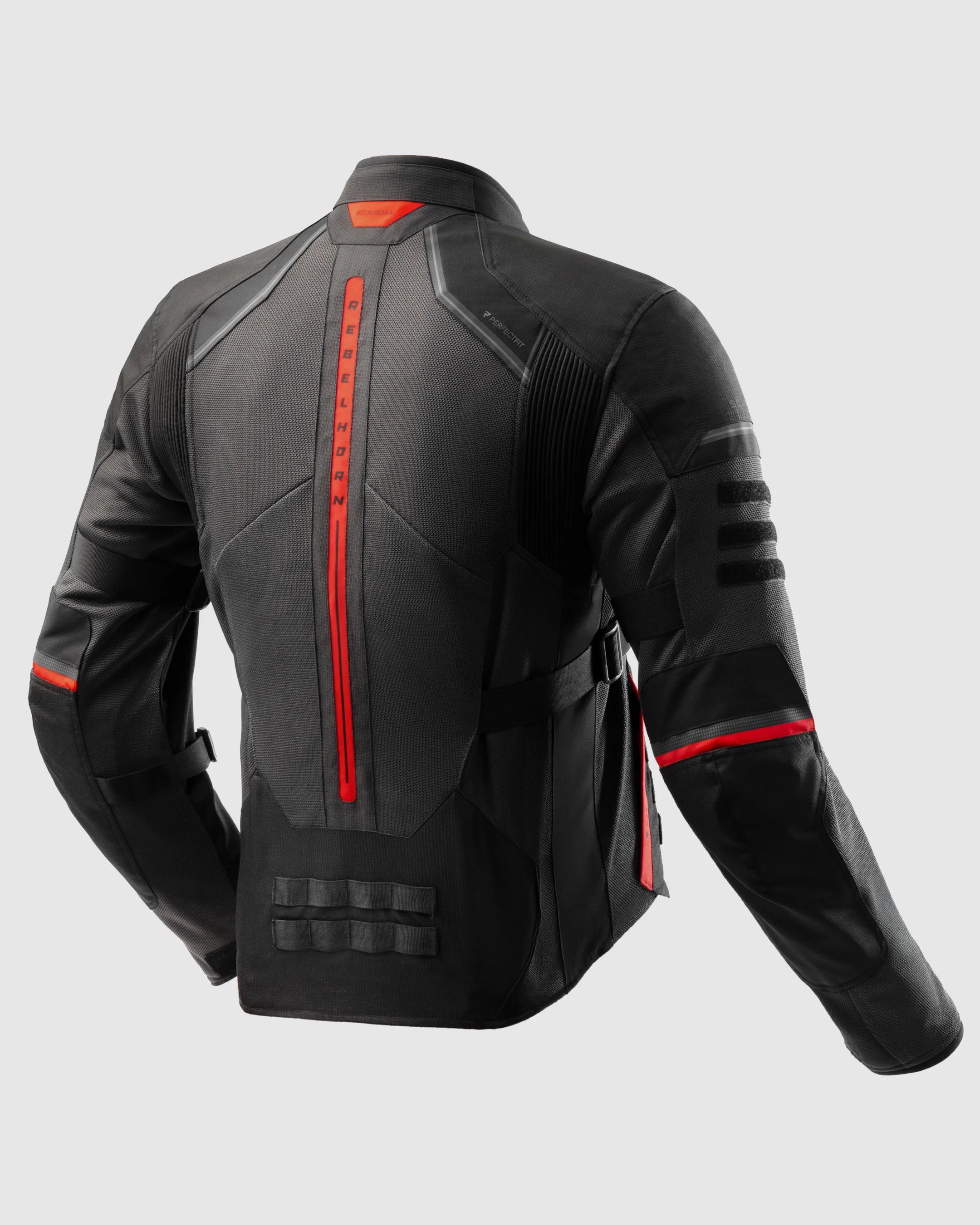 Scandal 3.0 Motorcycle Jacket Red - Image 2