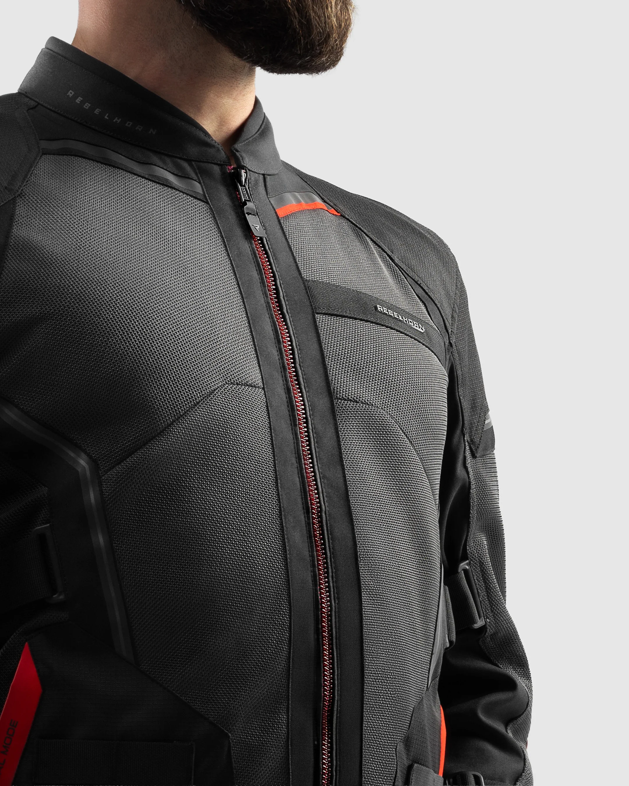 Scandal 3.0 Motorcycle Jacket Red - Image 4