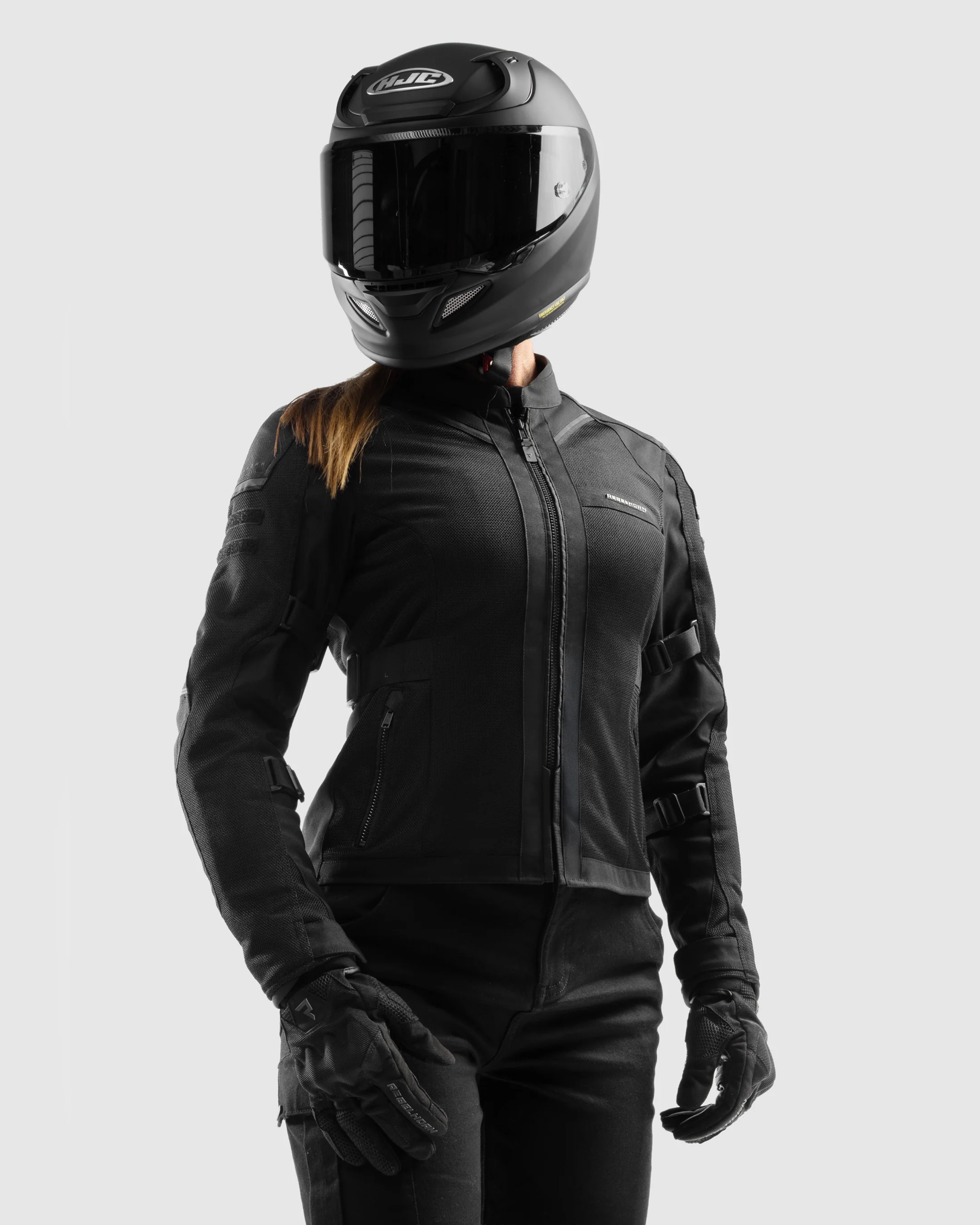 Scandal 3 Women Motorcycle Jacket Black - Image 11