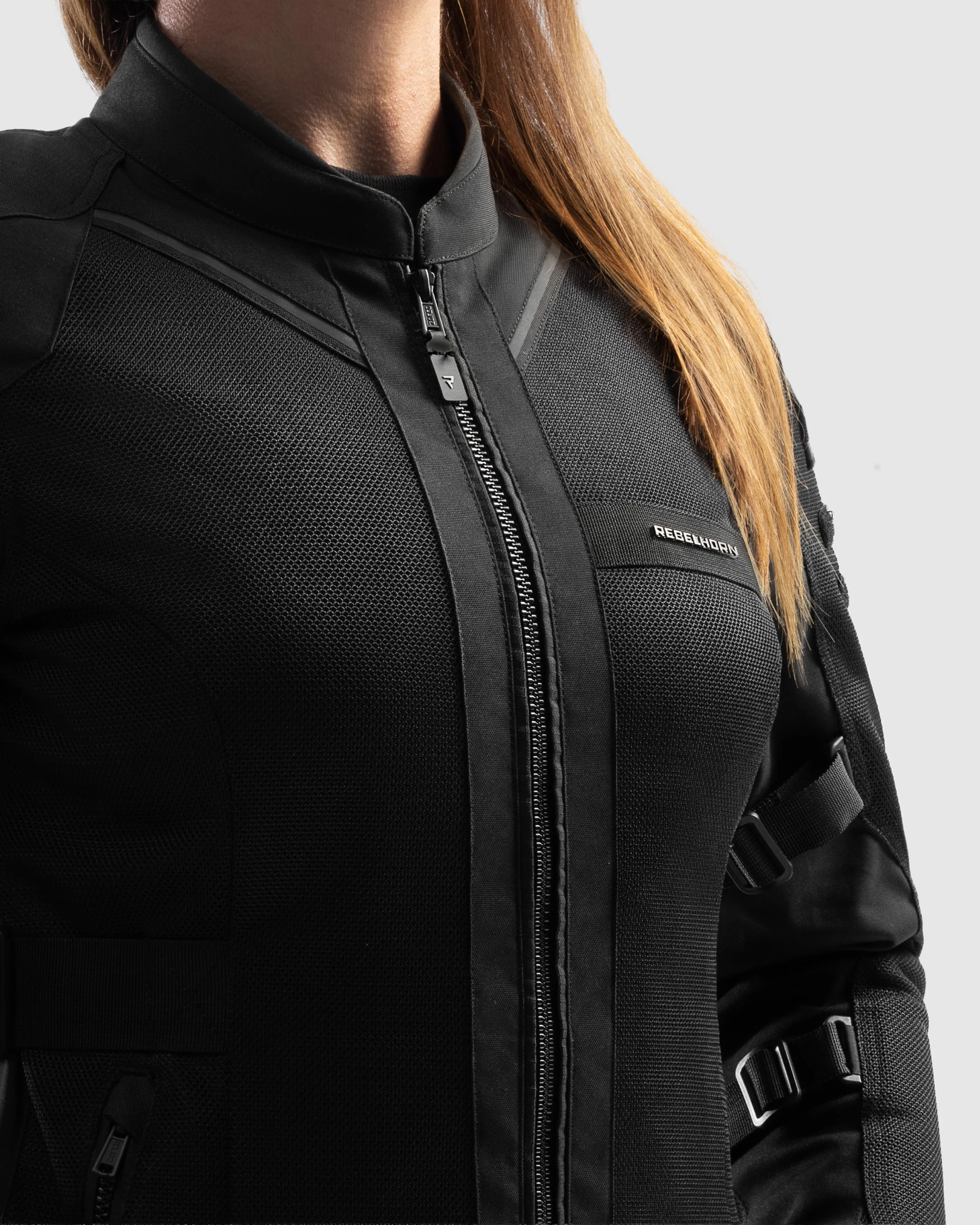 Scandal 3 Women Motorcycle Jacket Black - Image 5