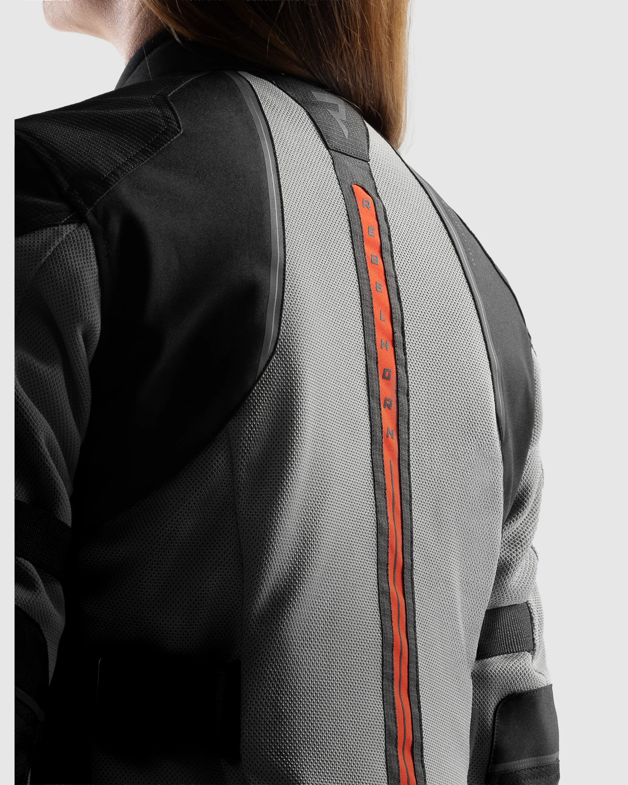 Scandal 3 Women Motorcycle Jacket Gray - Image 4