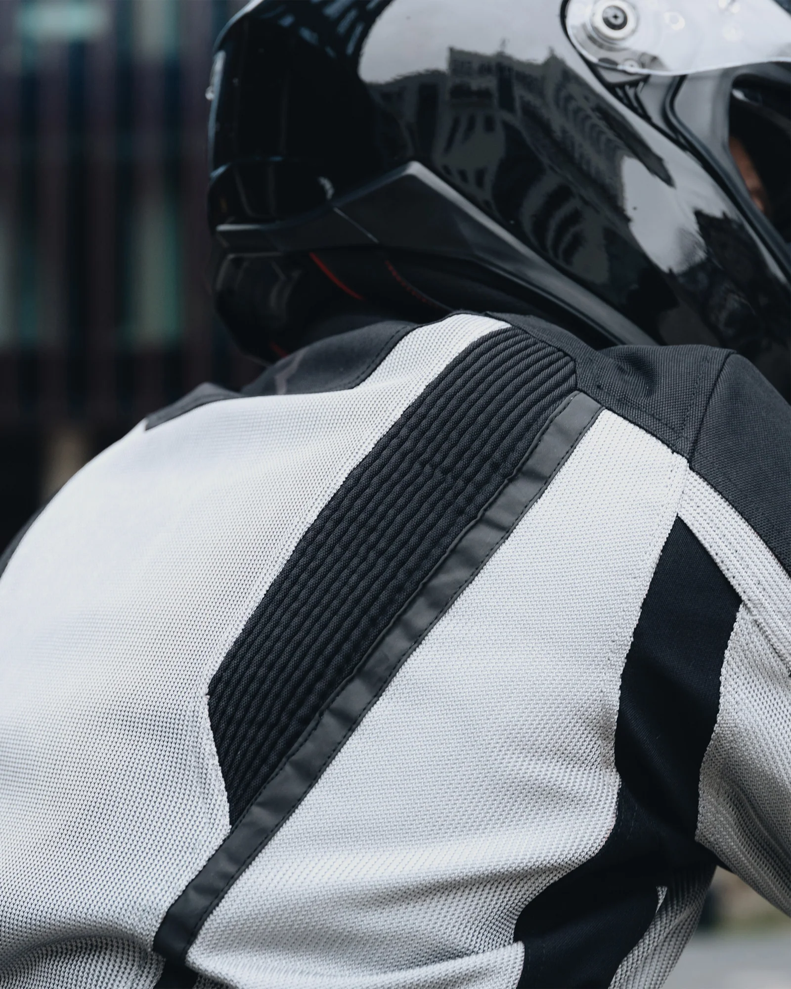 Scandal II Motorcycle Jacket Grey - Image 7
