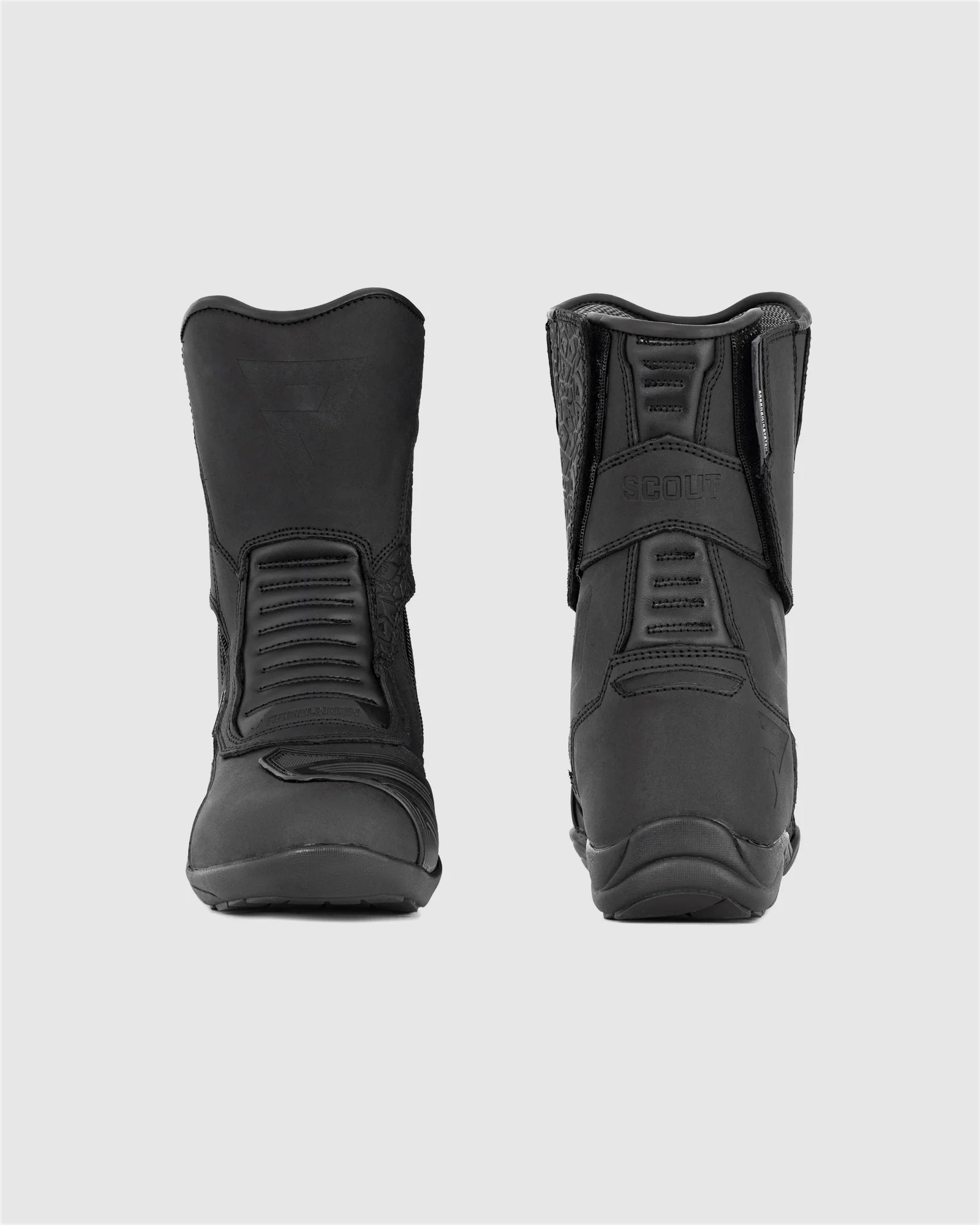 Scout Motorcycle Boots Black Matt - Image 2
