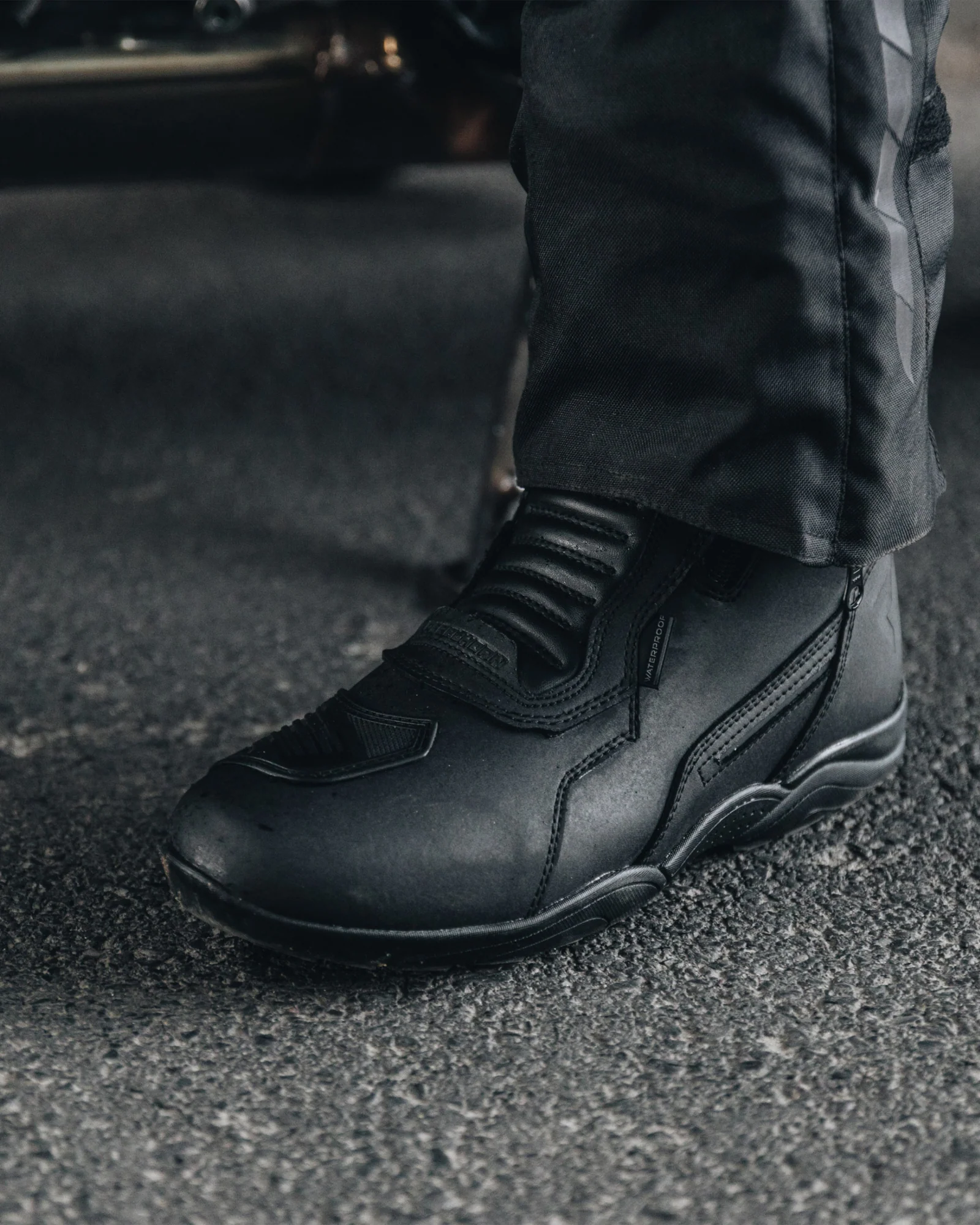 Scout Motorcycle Boots Black Matt - Image 3