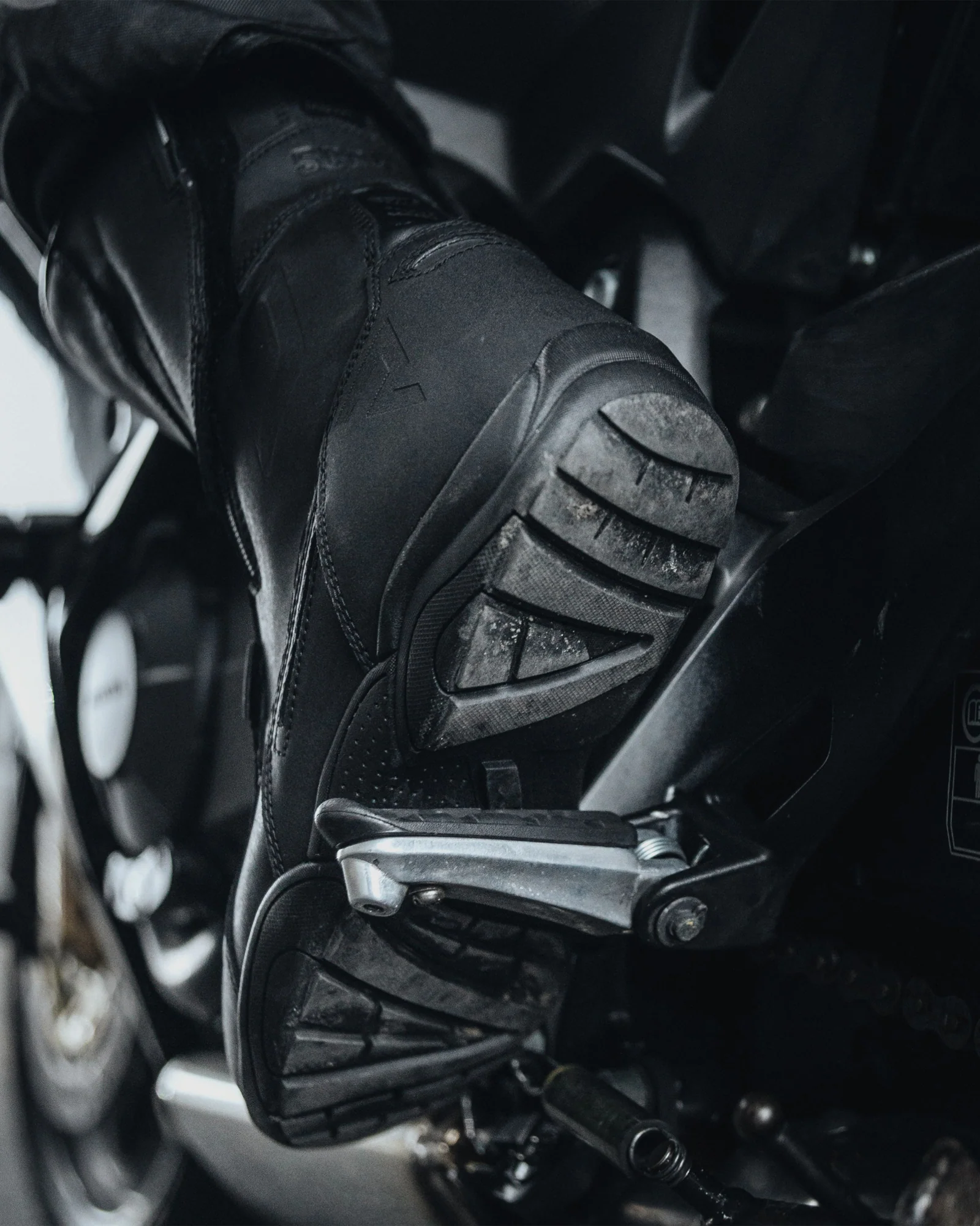 Scout Motorcycle Boots Black Matt - Image 7
