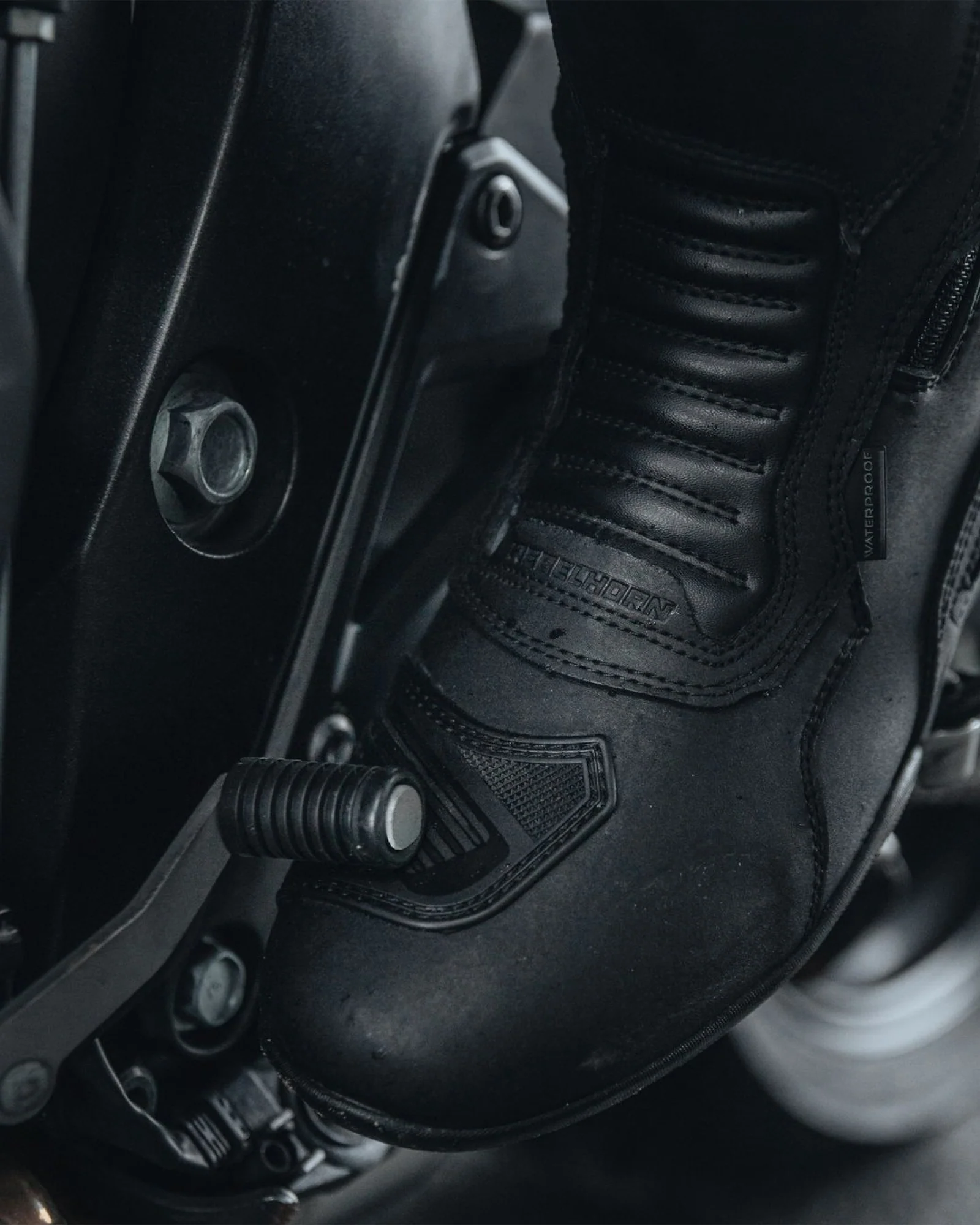 Scout Motorcycle Boots Black Matt - Image 8